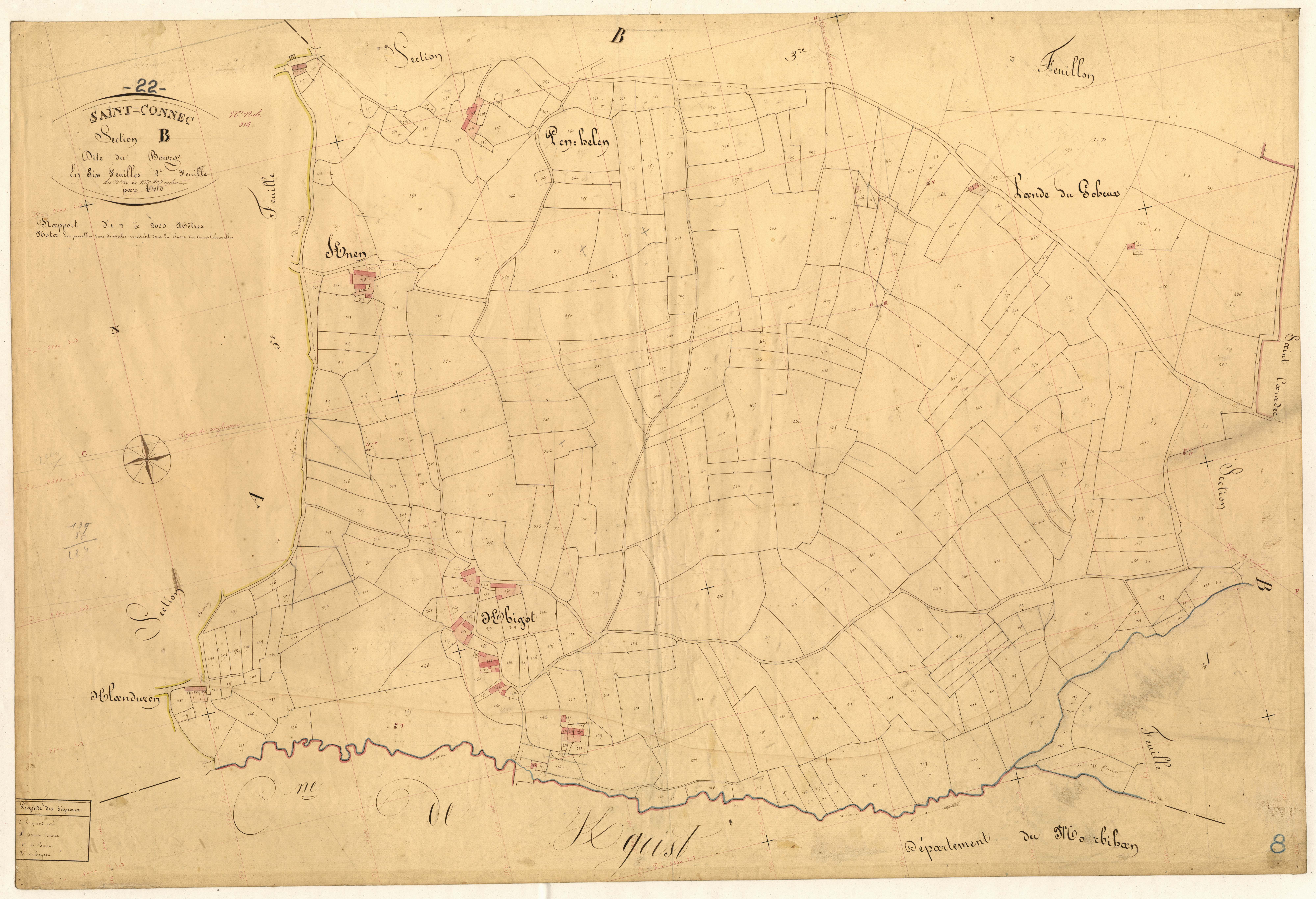 Saint-Connec - Section B, 2e feuille