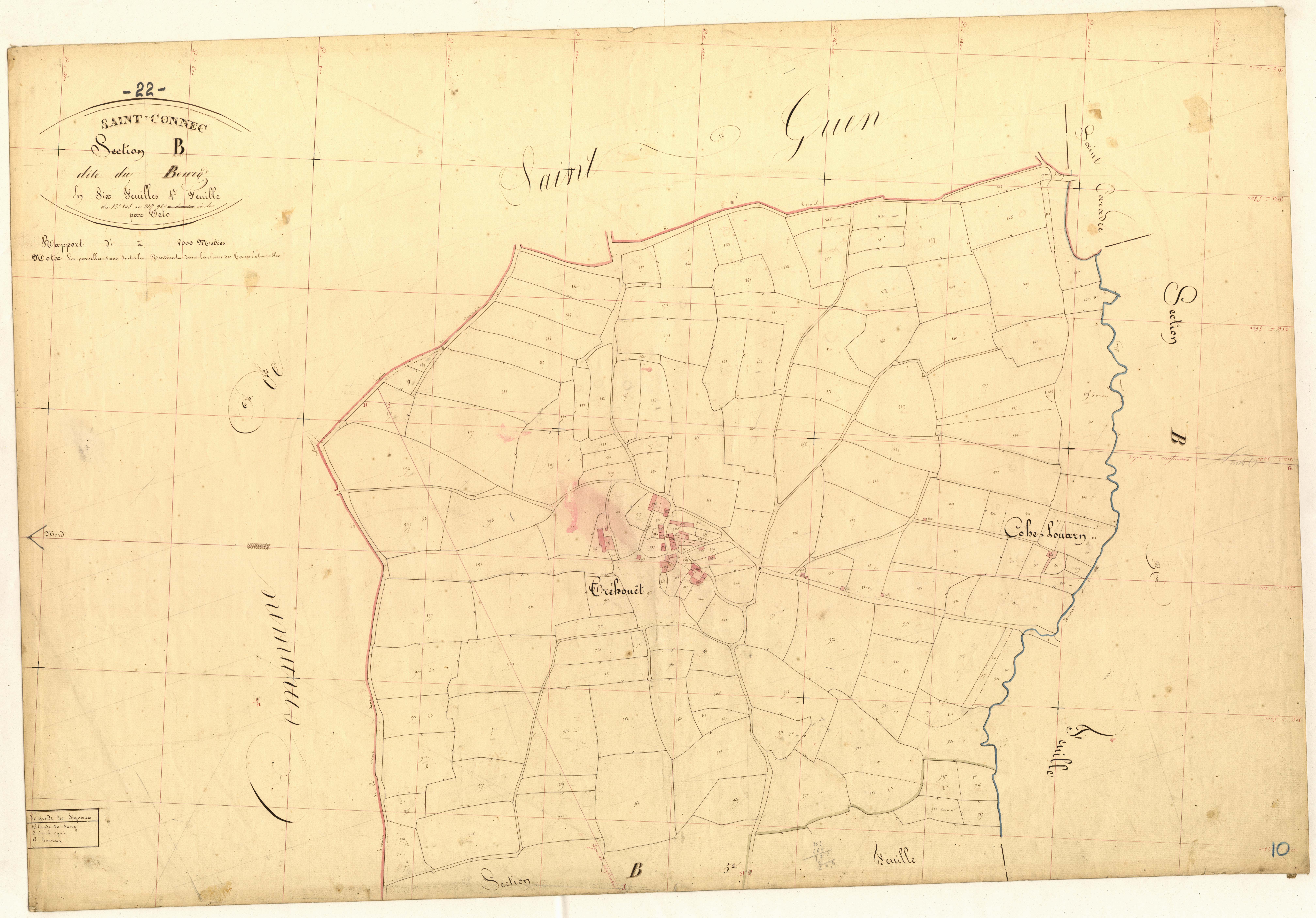 Saint-Connec - Section B, 4e feuille