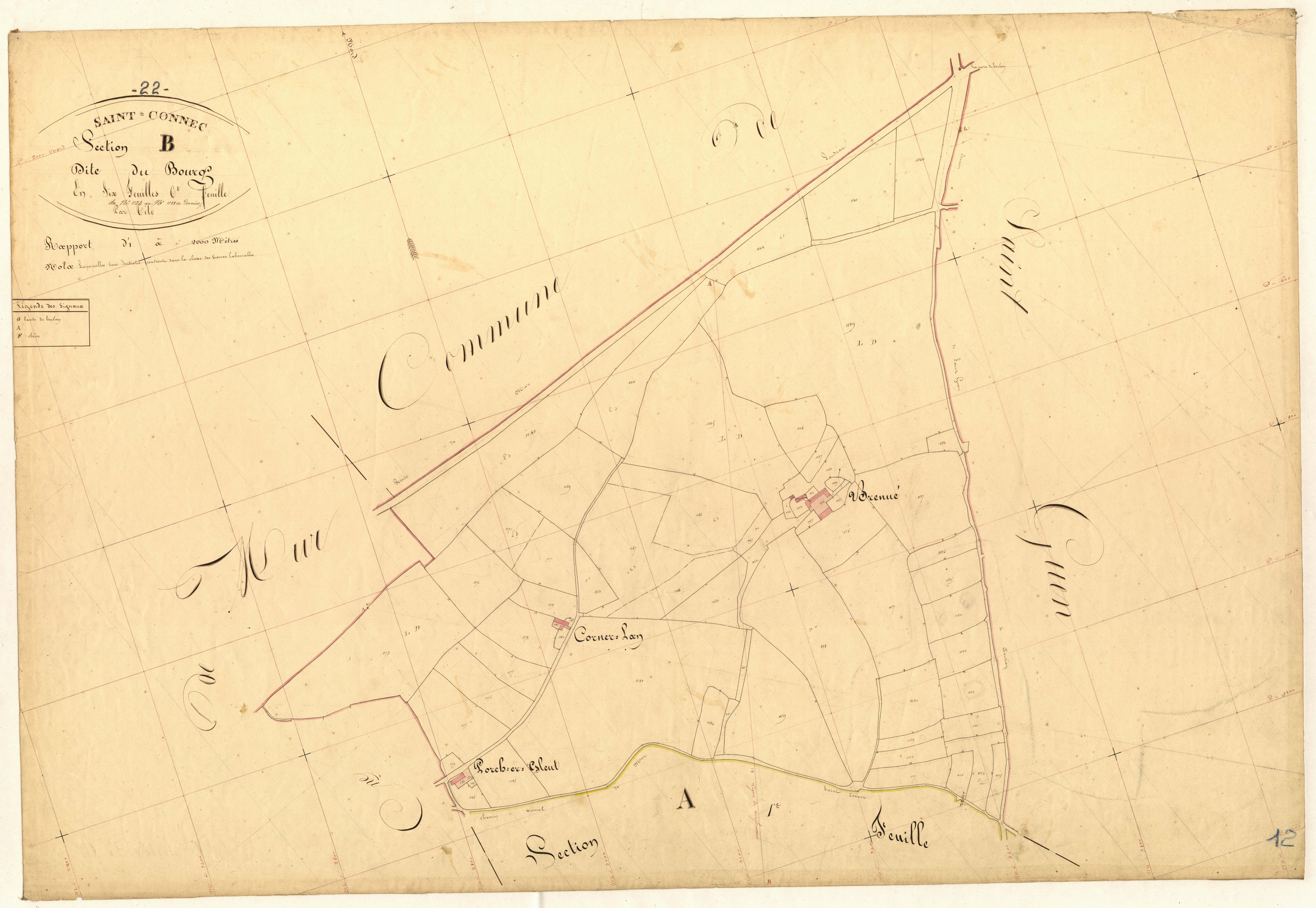 Saint-Connec - Section B, 6e feuille