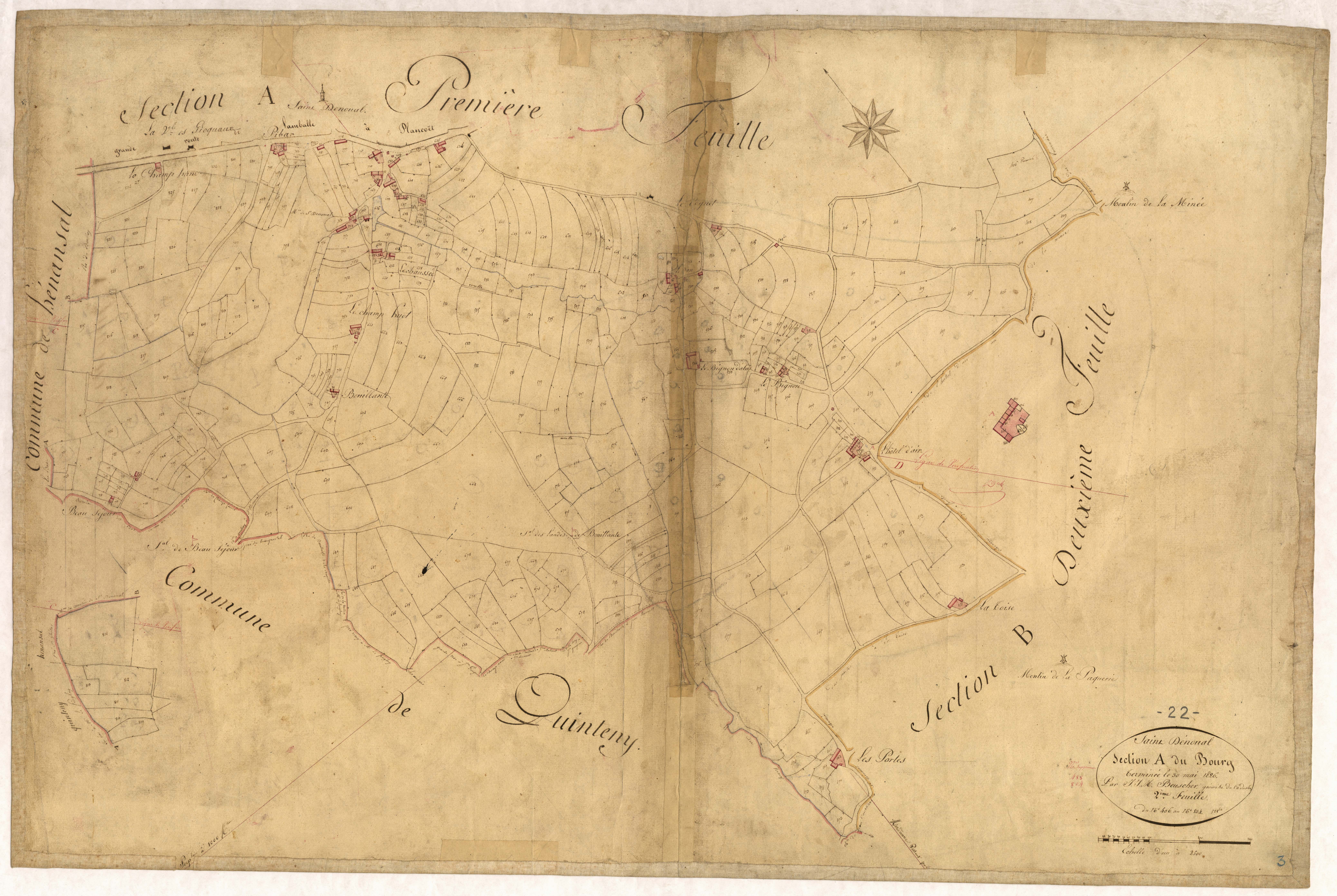 Saint-Denoual - Section A, 2e feuille