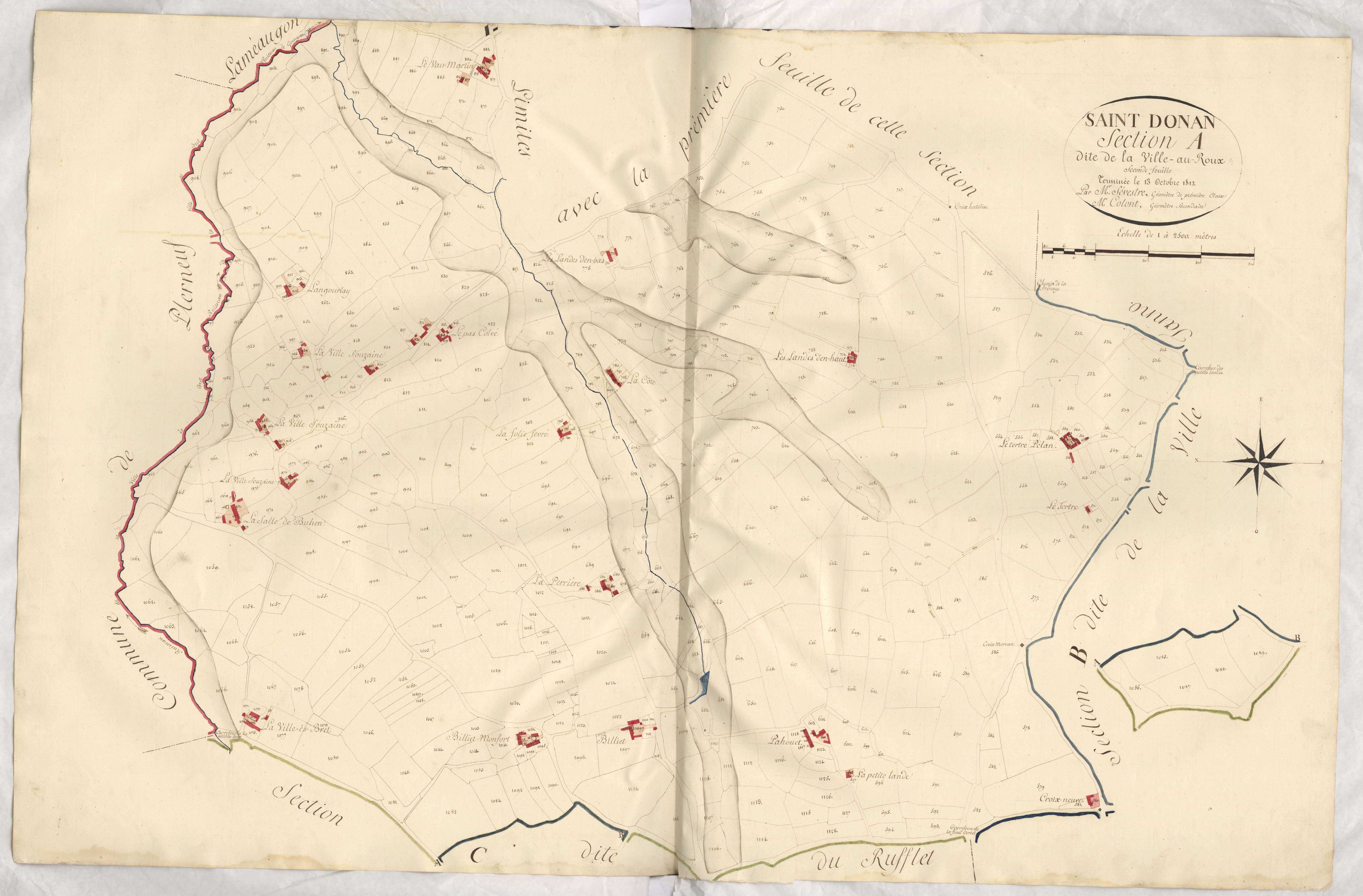 Saint-Donan - Section A, 2e feuille