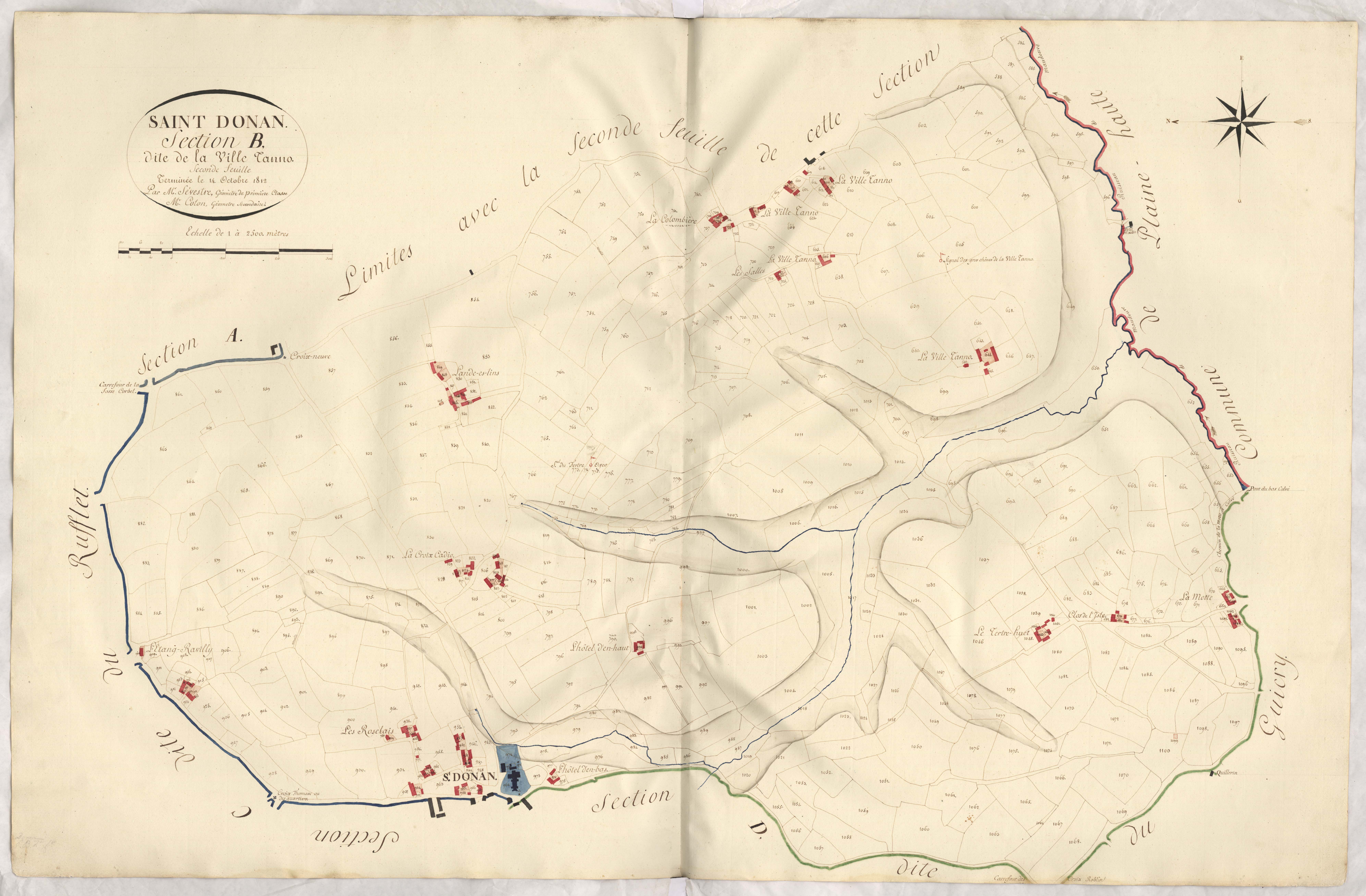 Saint-Donan - Section B, 2e feuille