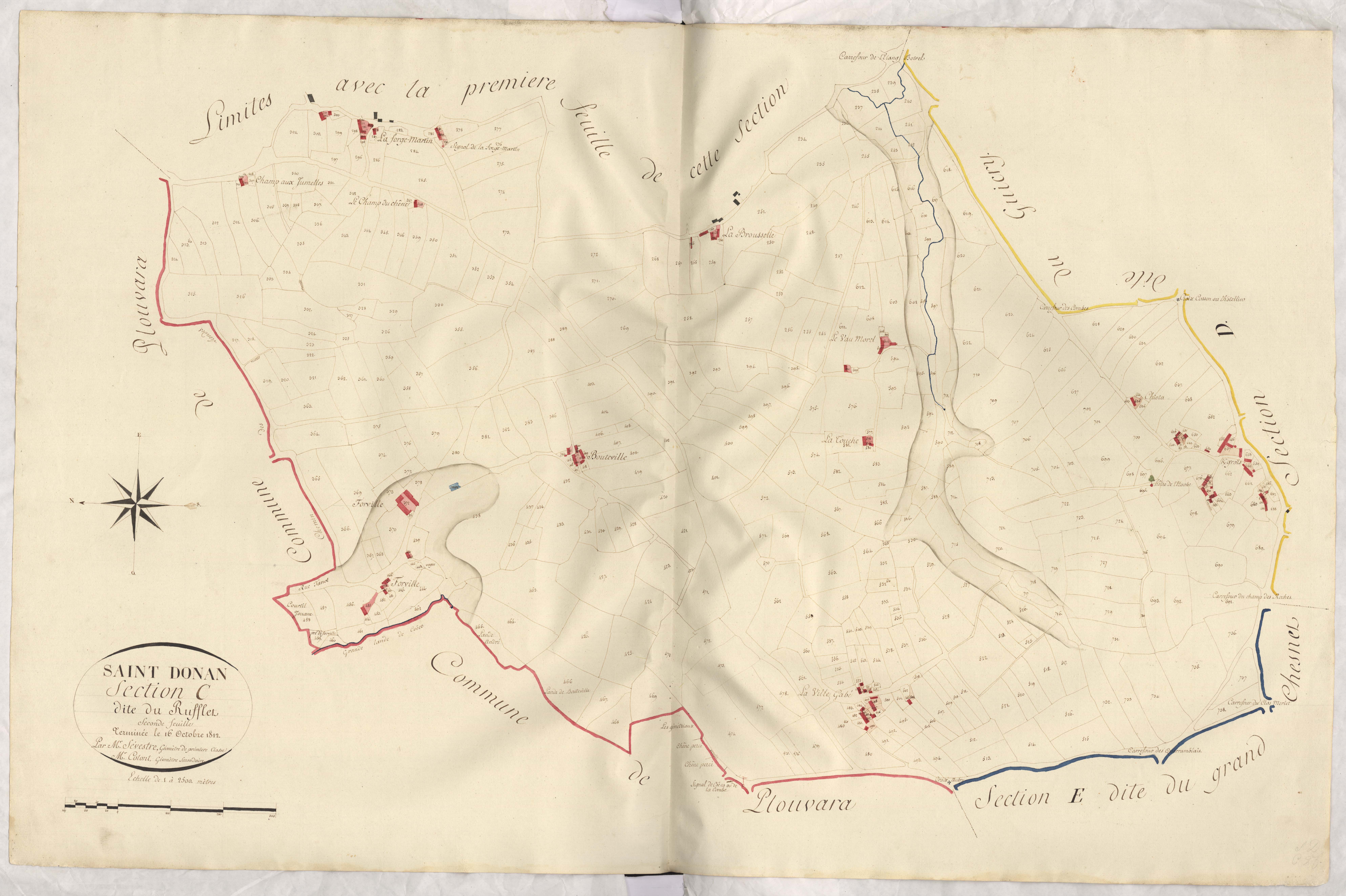 Saint-Donan - Section C, 2e feuille