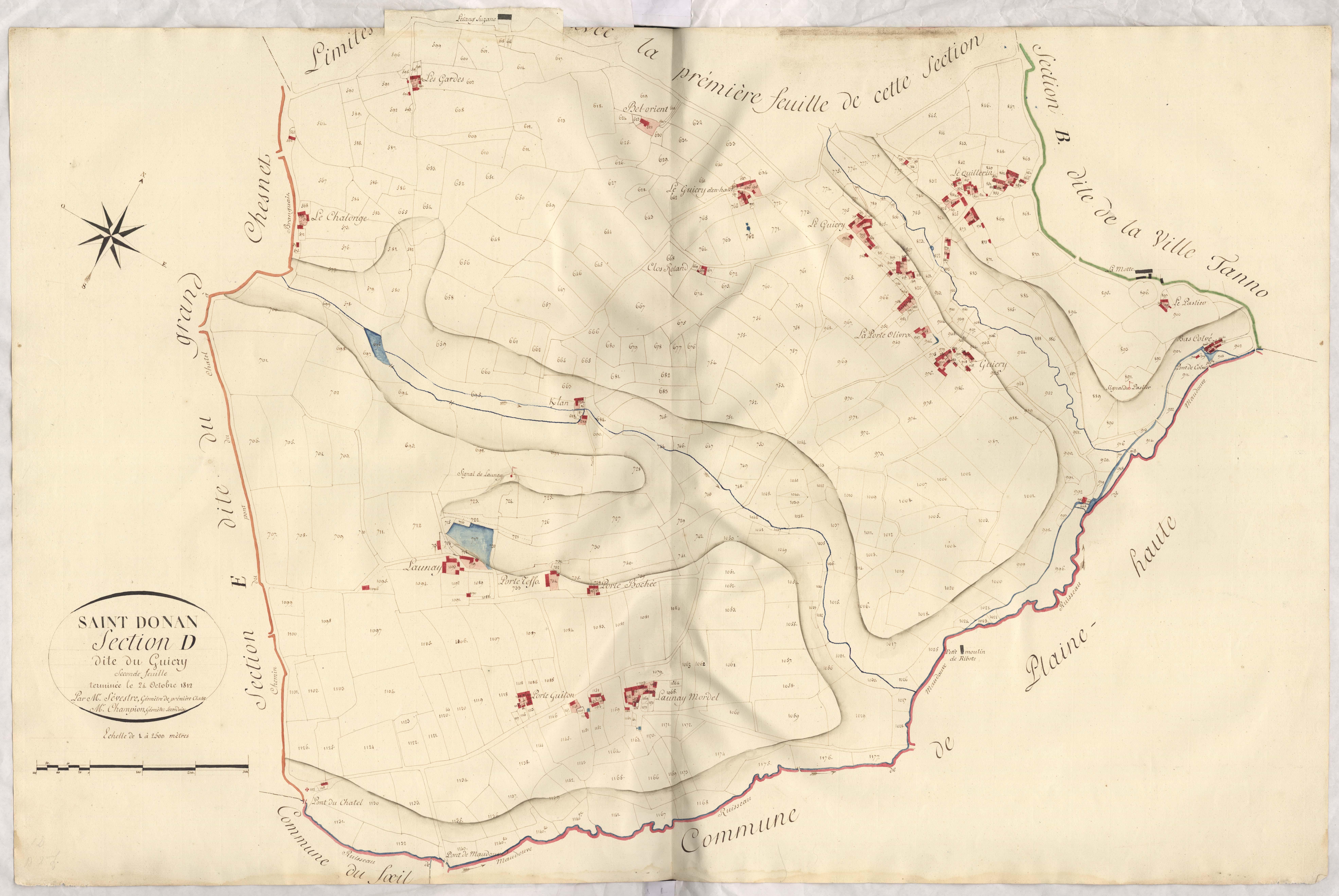 Saint-Donan - Section D, 2e feuille