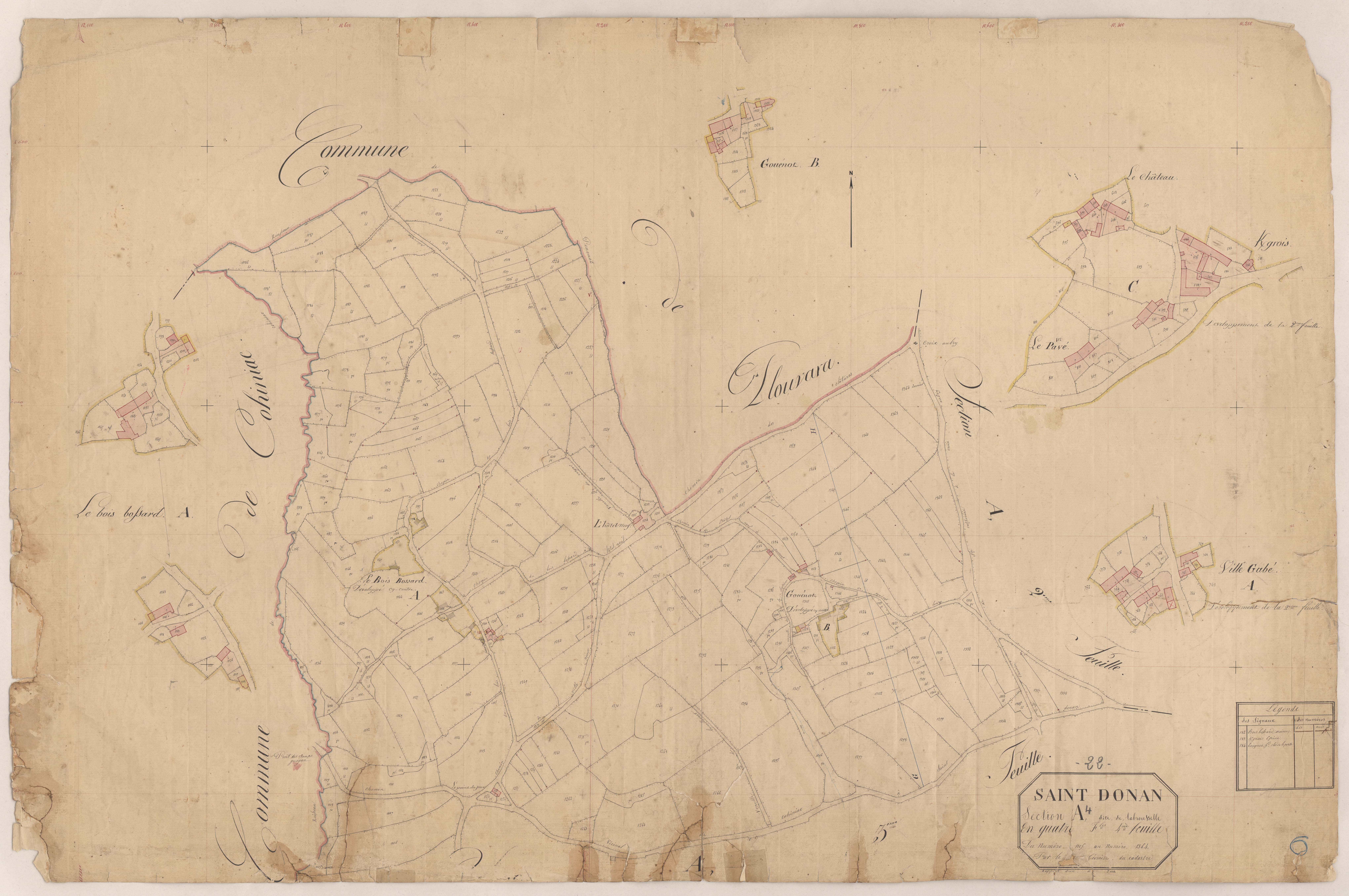 Saint-Donan - Section A, 4e feuille
