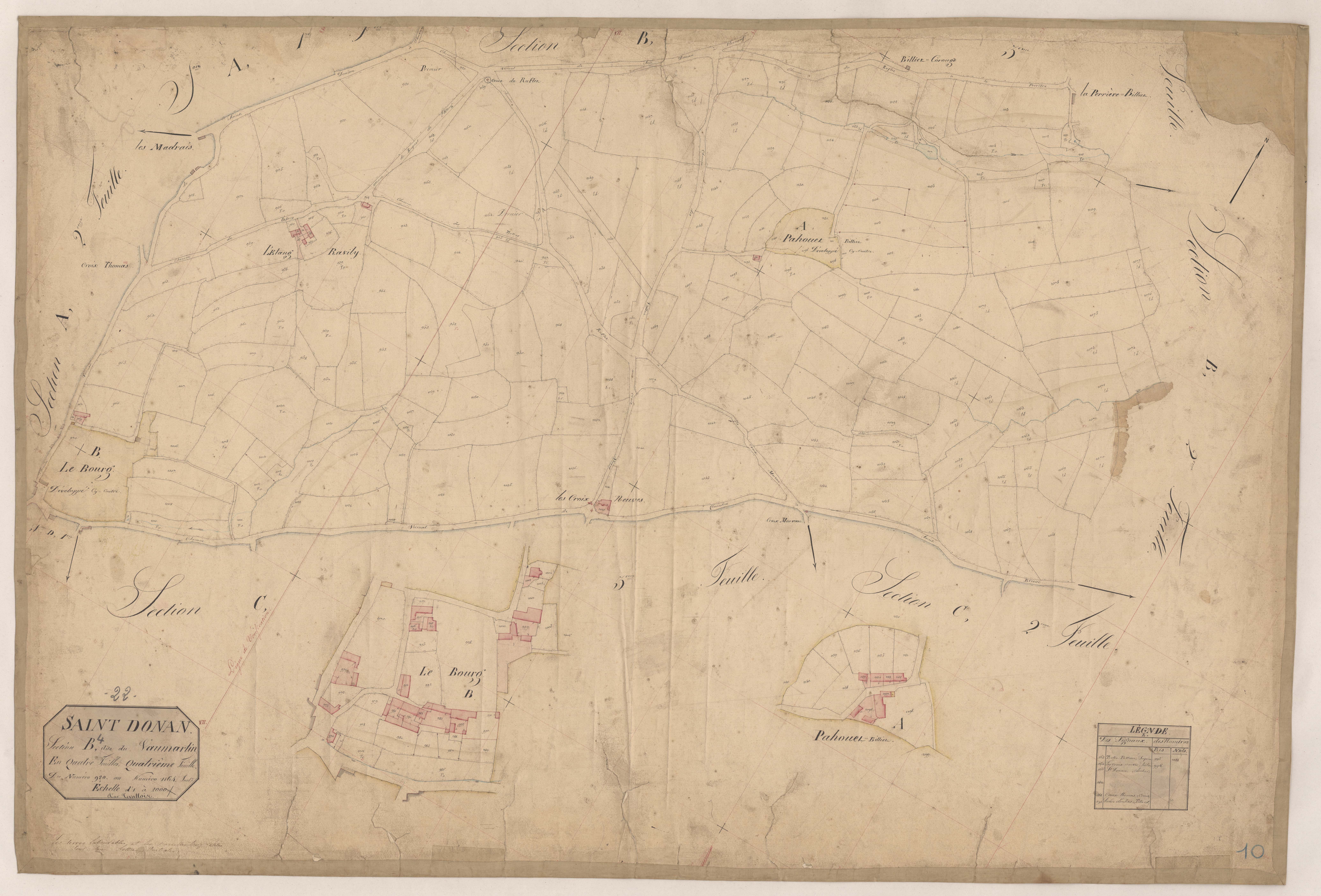 Saint-Donan - Section B, 4e feuille