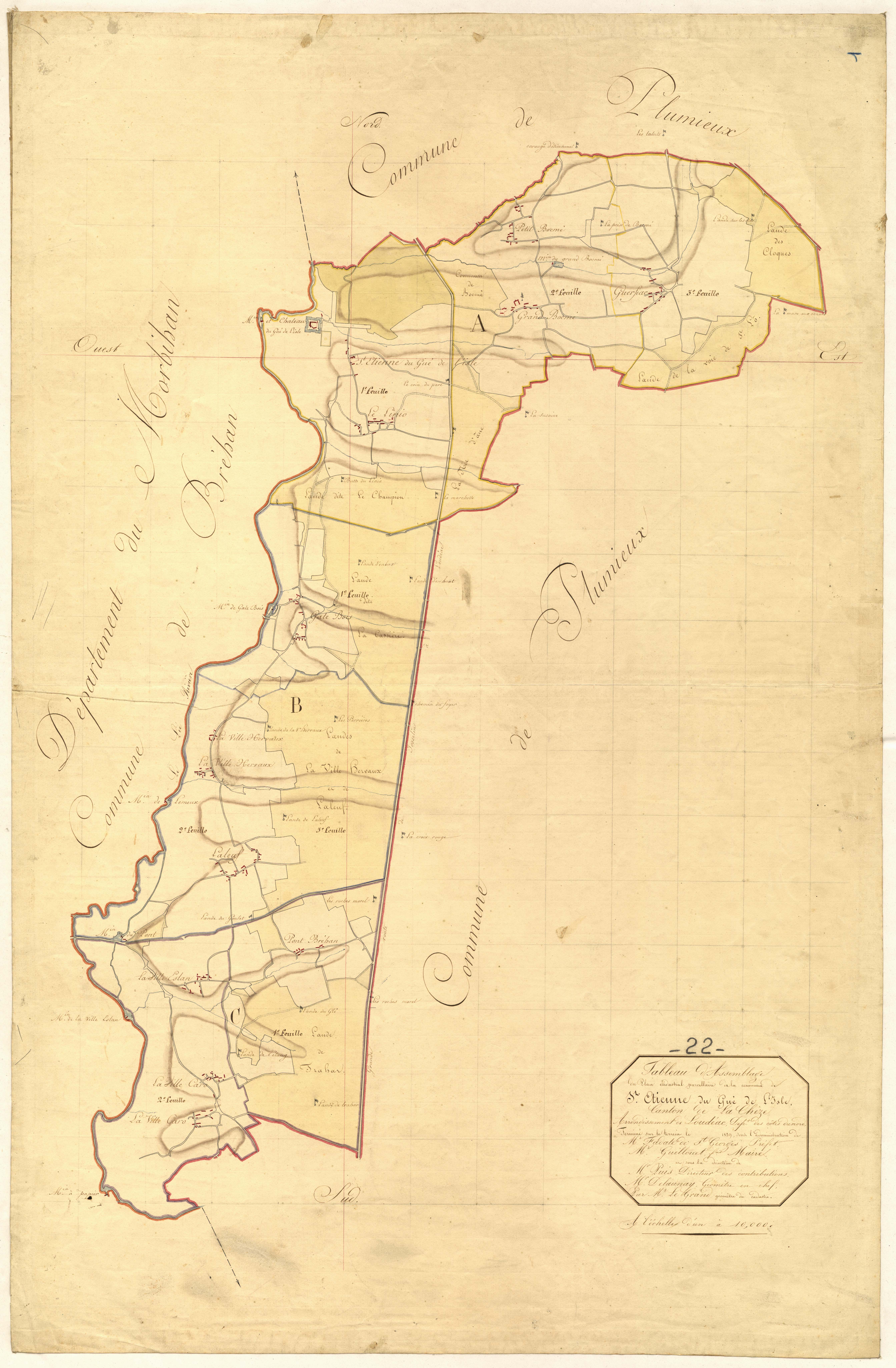 Saint-Étienne-du-Gué-de-l'Isle - Tableau d'assemblage