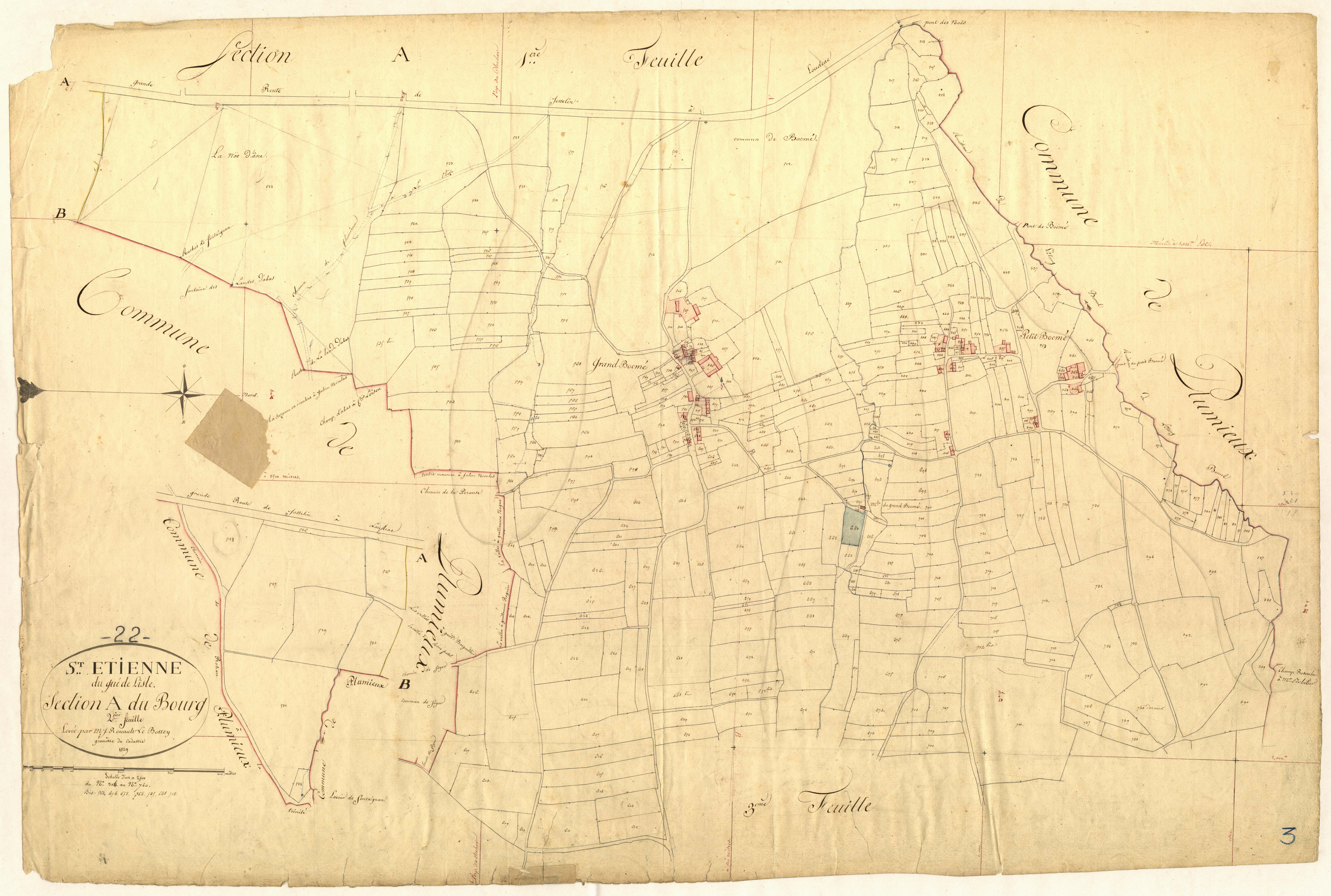Saint-Étienne-du-Gué-de-l'Isle - Section A, 2e feuille
