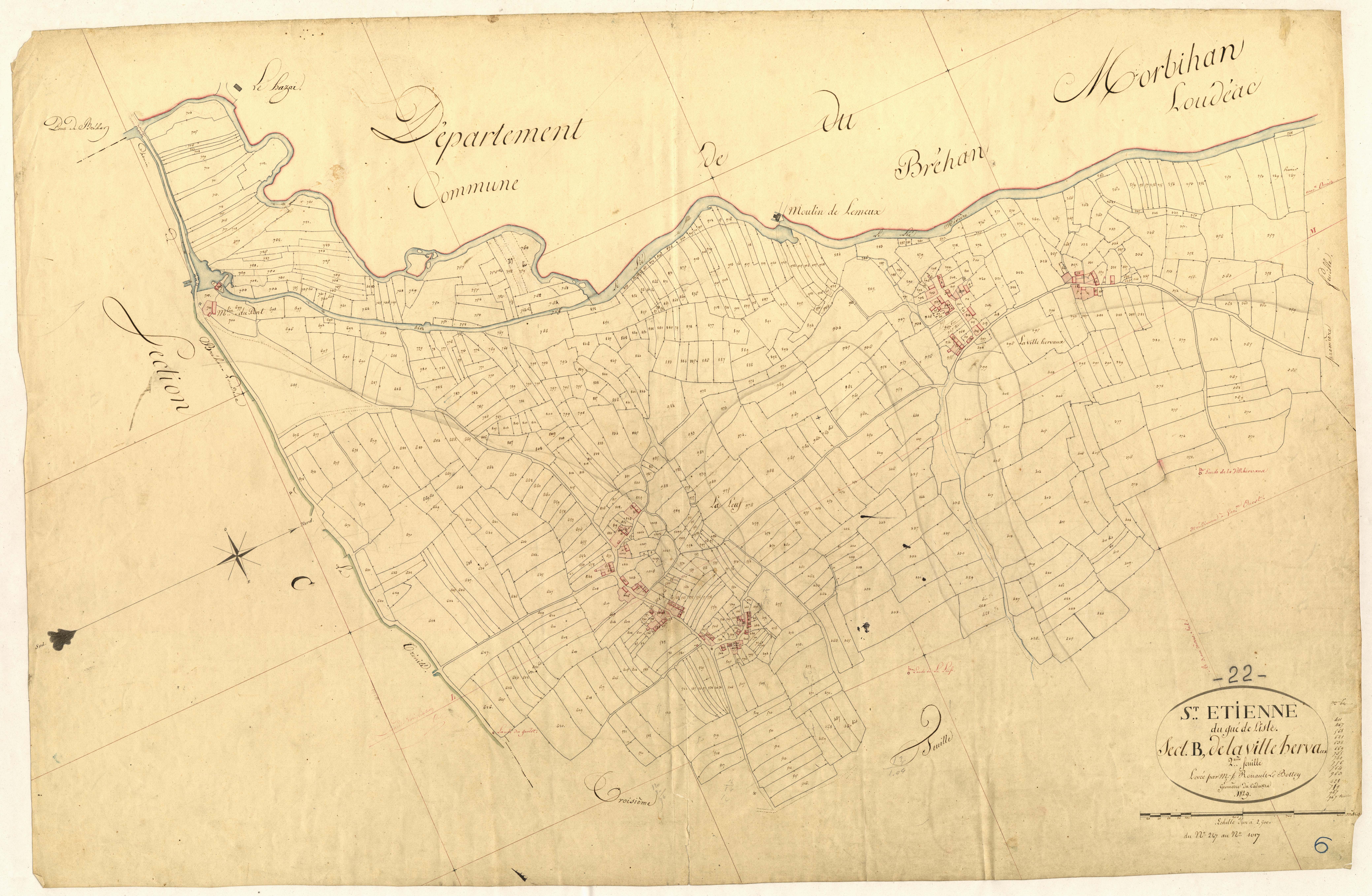 Saint-Étienne-du-Gué-de-l'Isle - Section B, 2e feuille