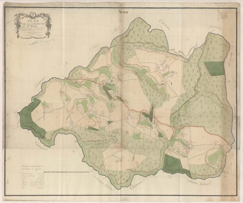 Saint-Fiacre - Plan par masse de culture