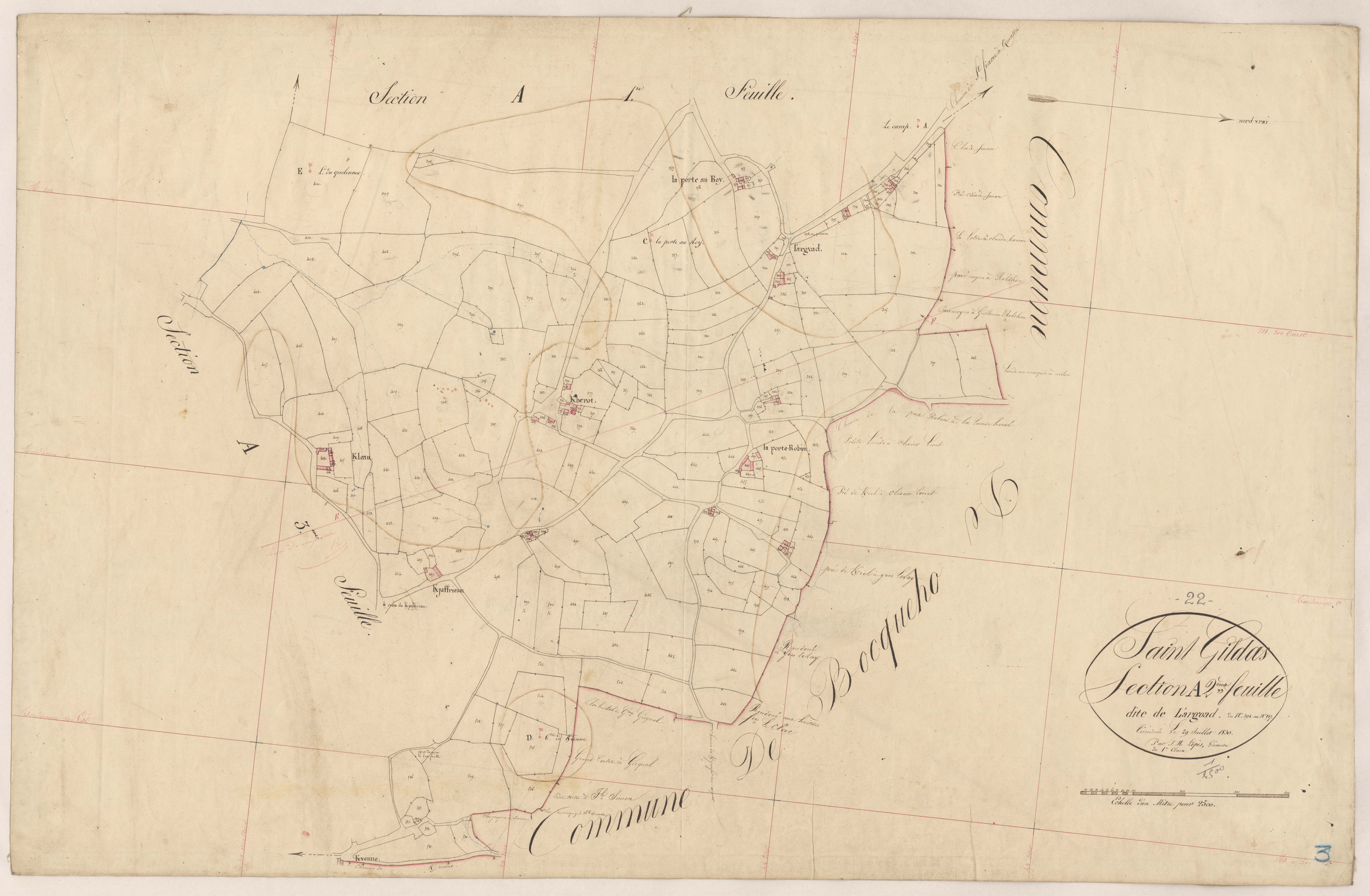 Saint-Gildas - Section A, 2e feuille