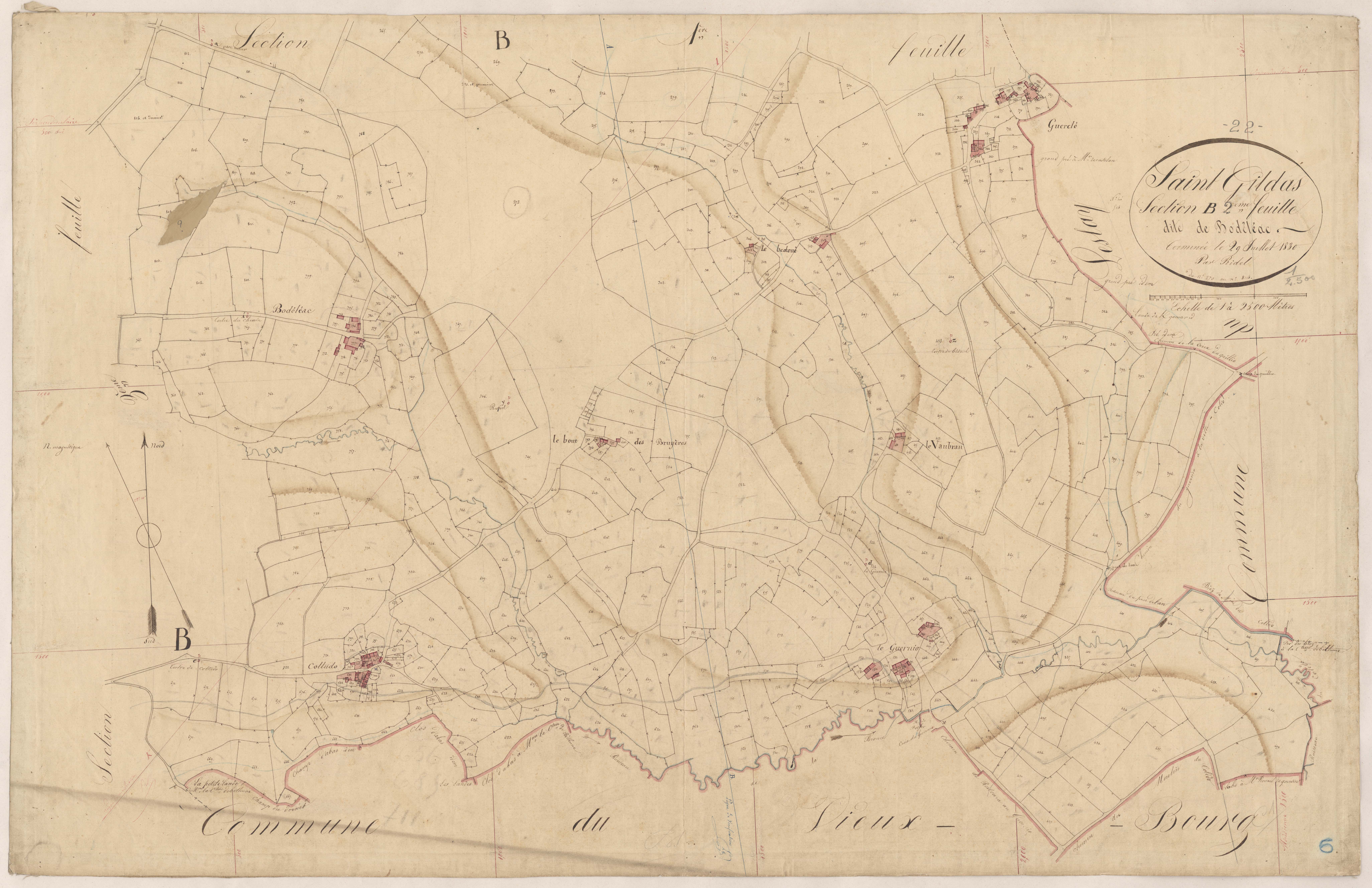 Saint-Gildas - Section B, 2e feuille