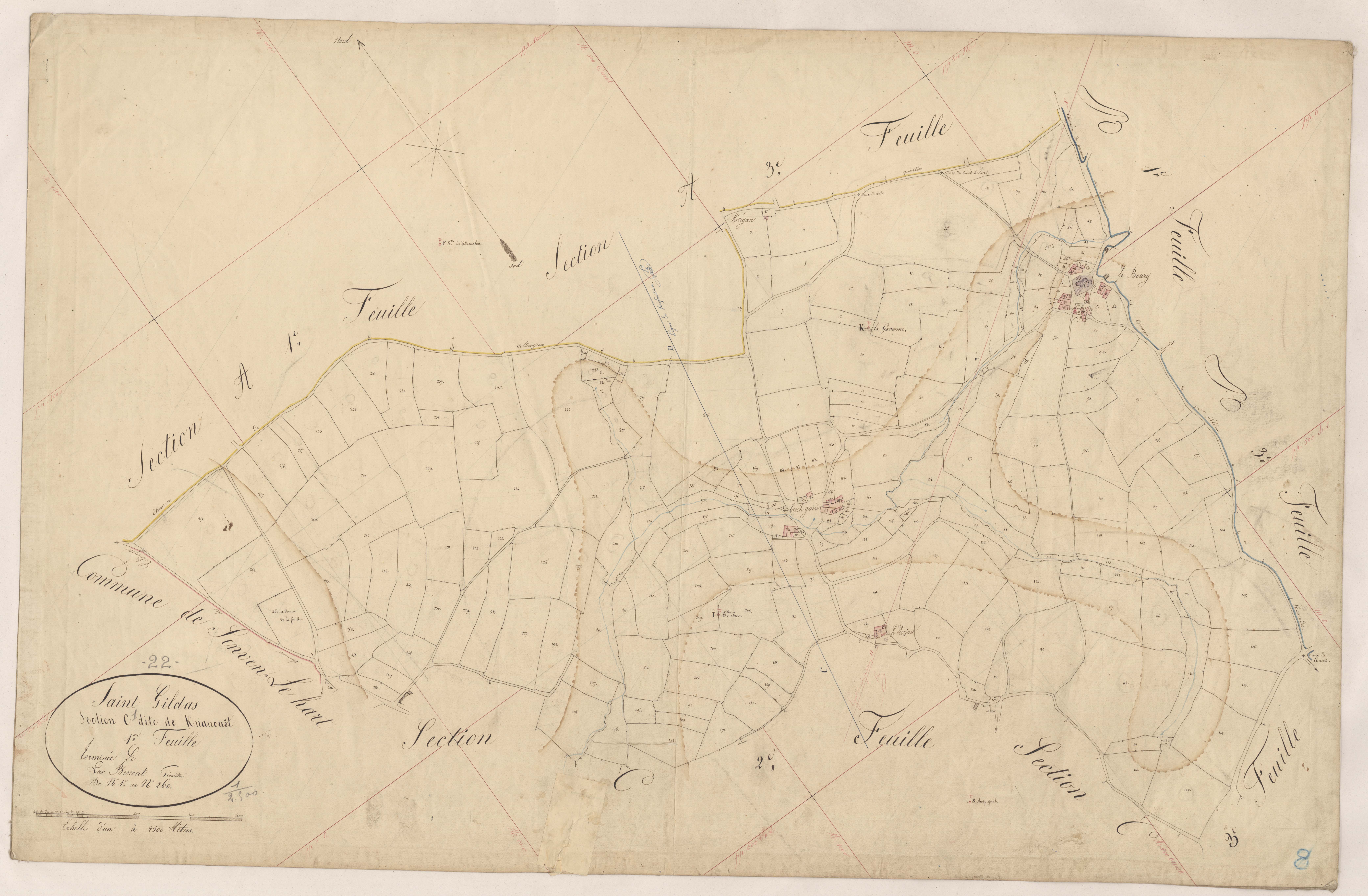 Saint-Gildas - Section C, 1re feuille