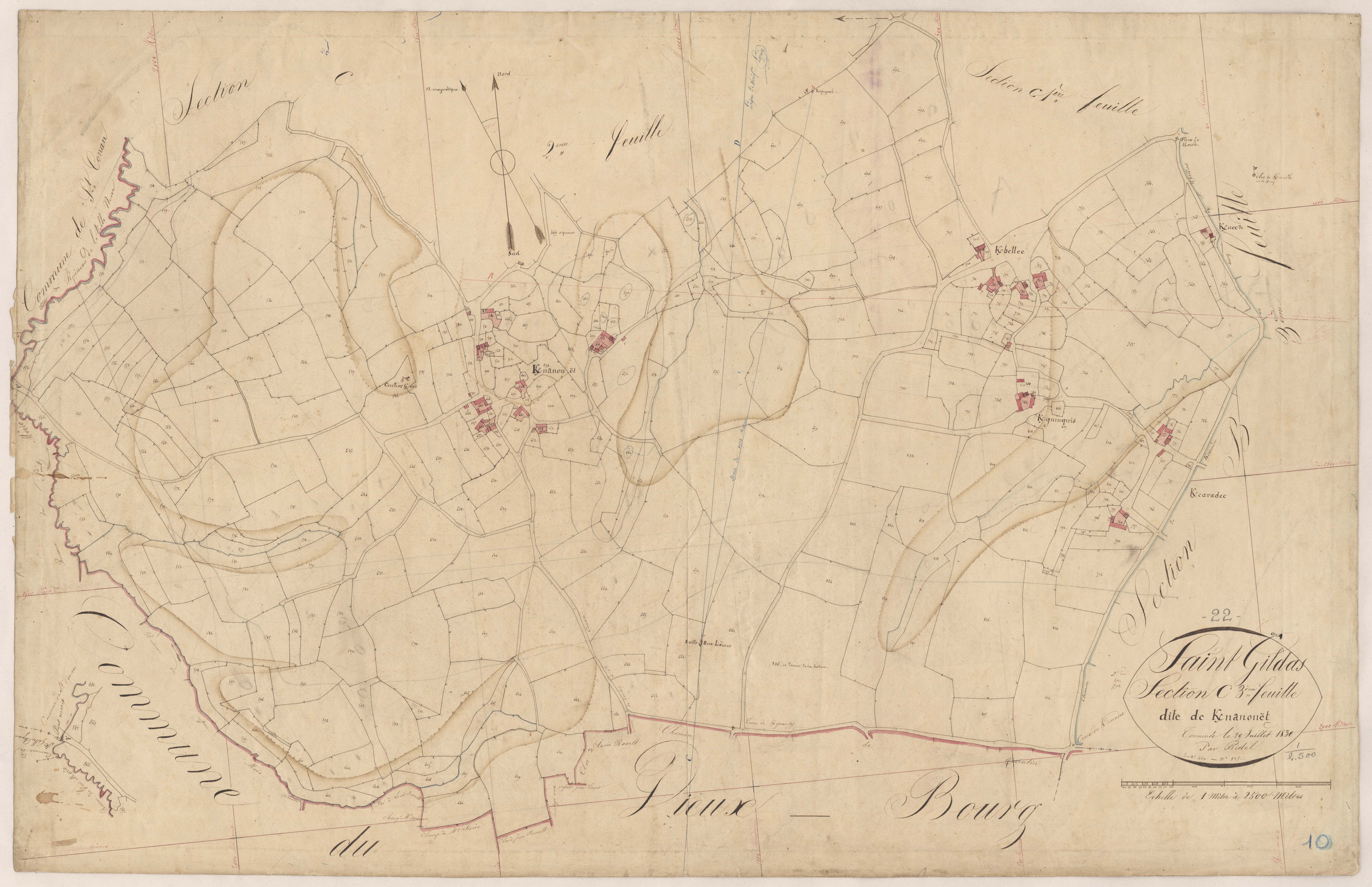 Saint-Gildas - Section C, 3e feuille