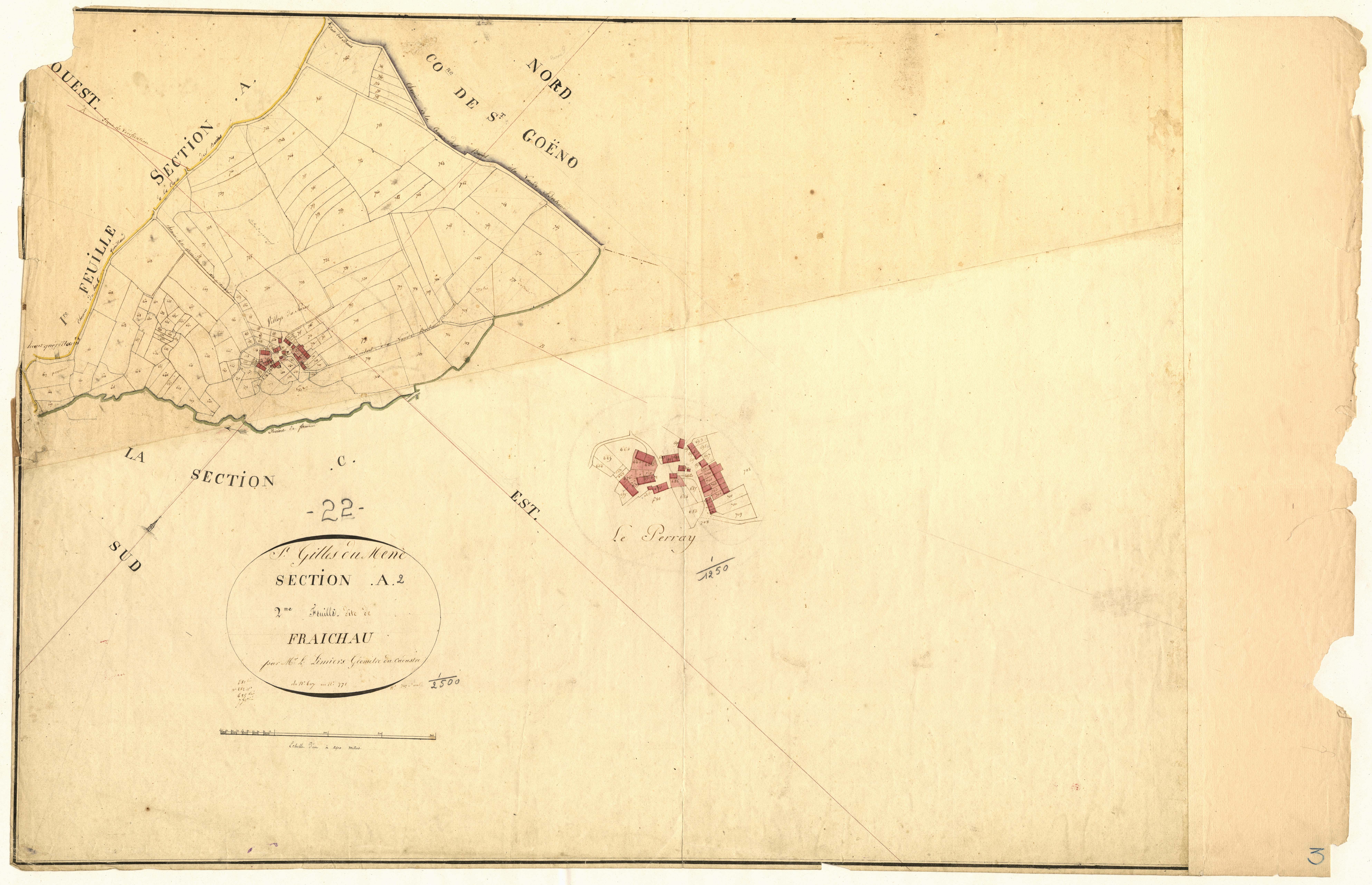 Saint-Gilles-du-Mené - Section A, 2e feuille