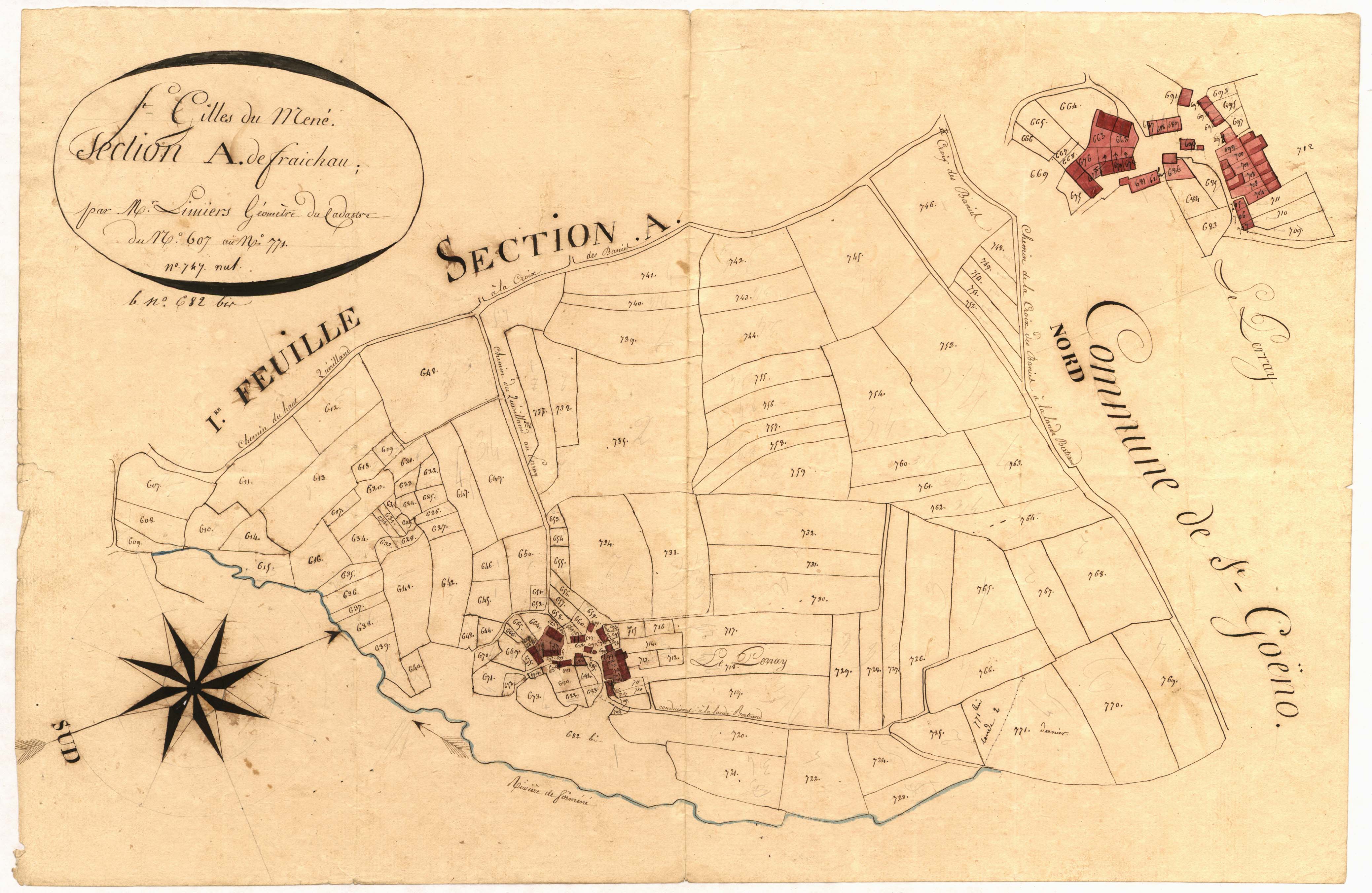 Saint-Gilles-du-Mené - Section A, 2e feuille