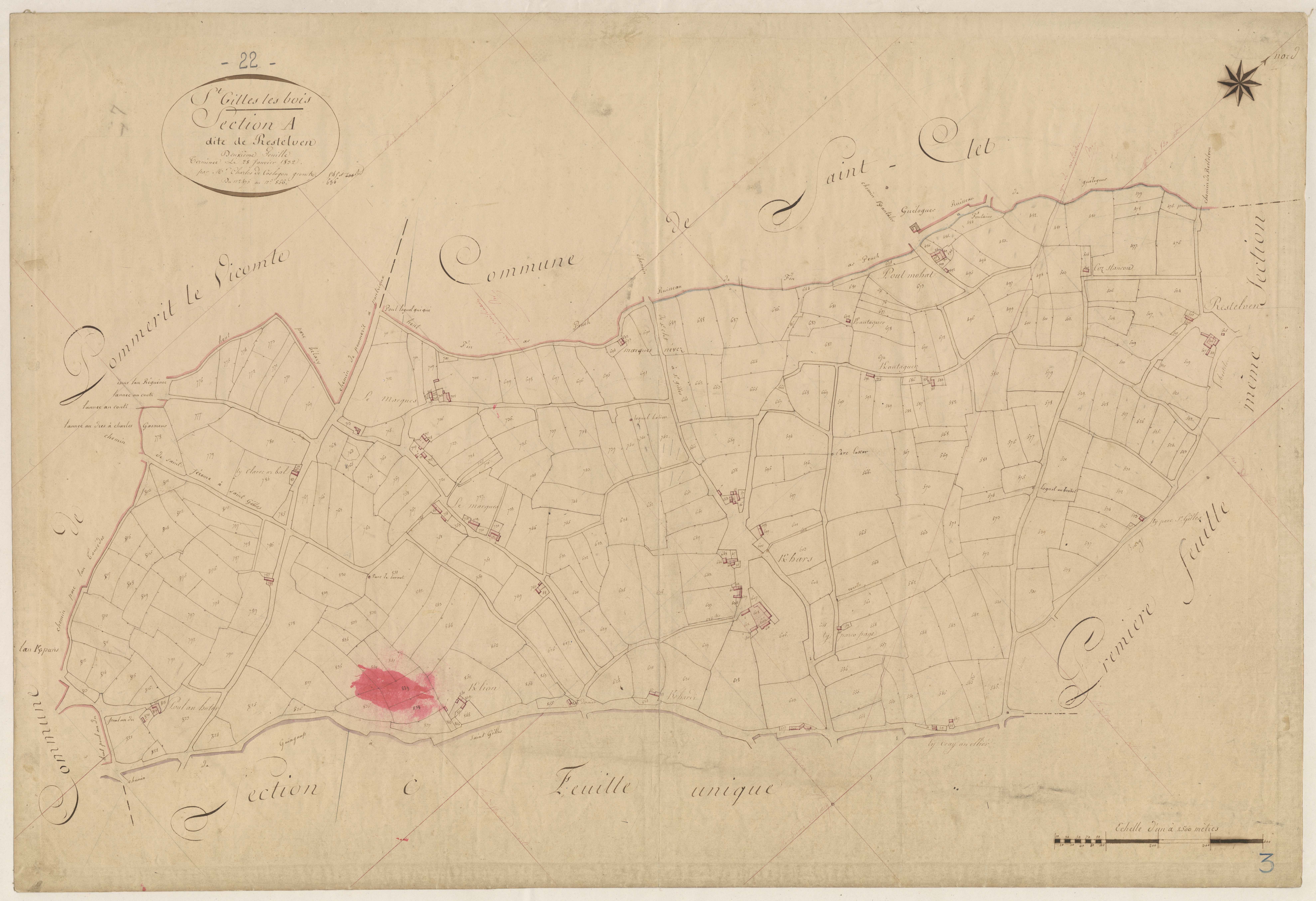 Saint-Gilles-les-Bois - Section A, 2e feuille