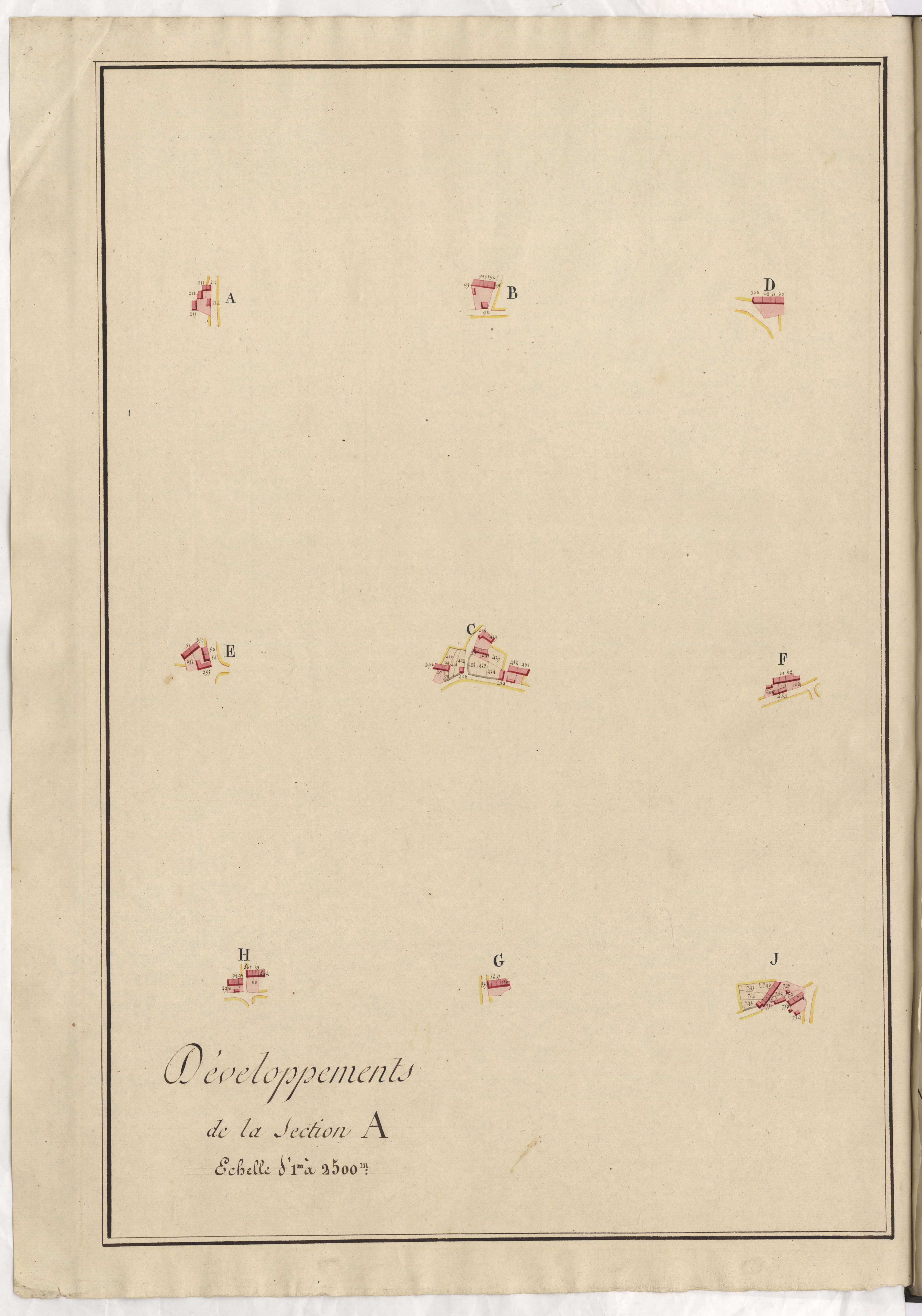 Saint-Glen - Section A : développement