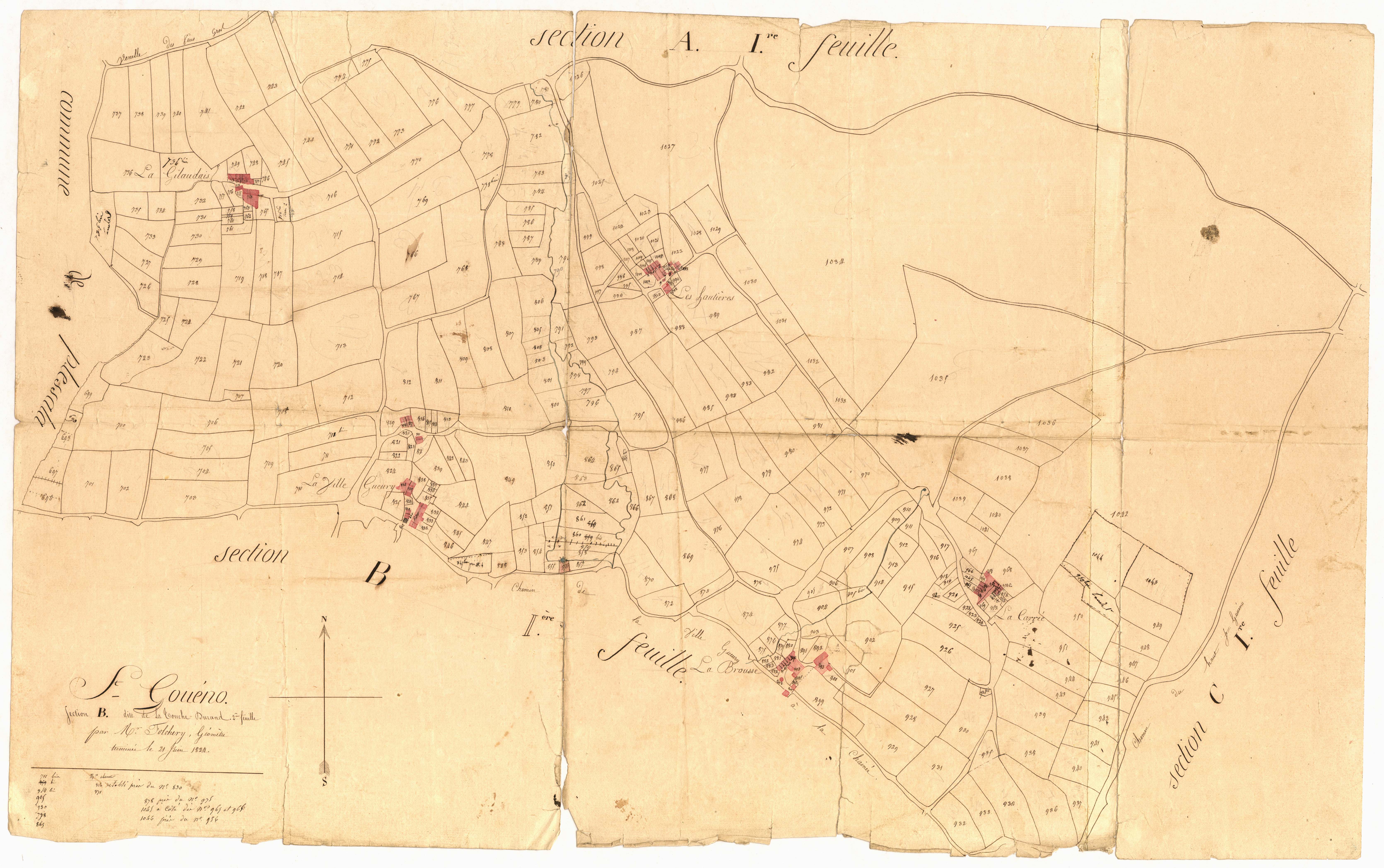 Saint-Gouéno - Section B, 2e feuille