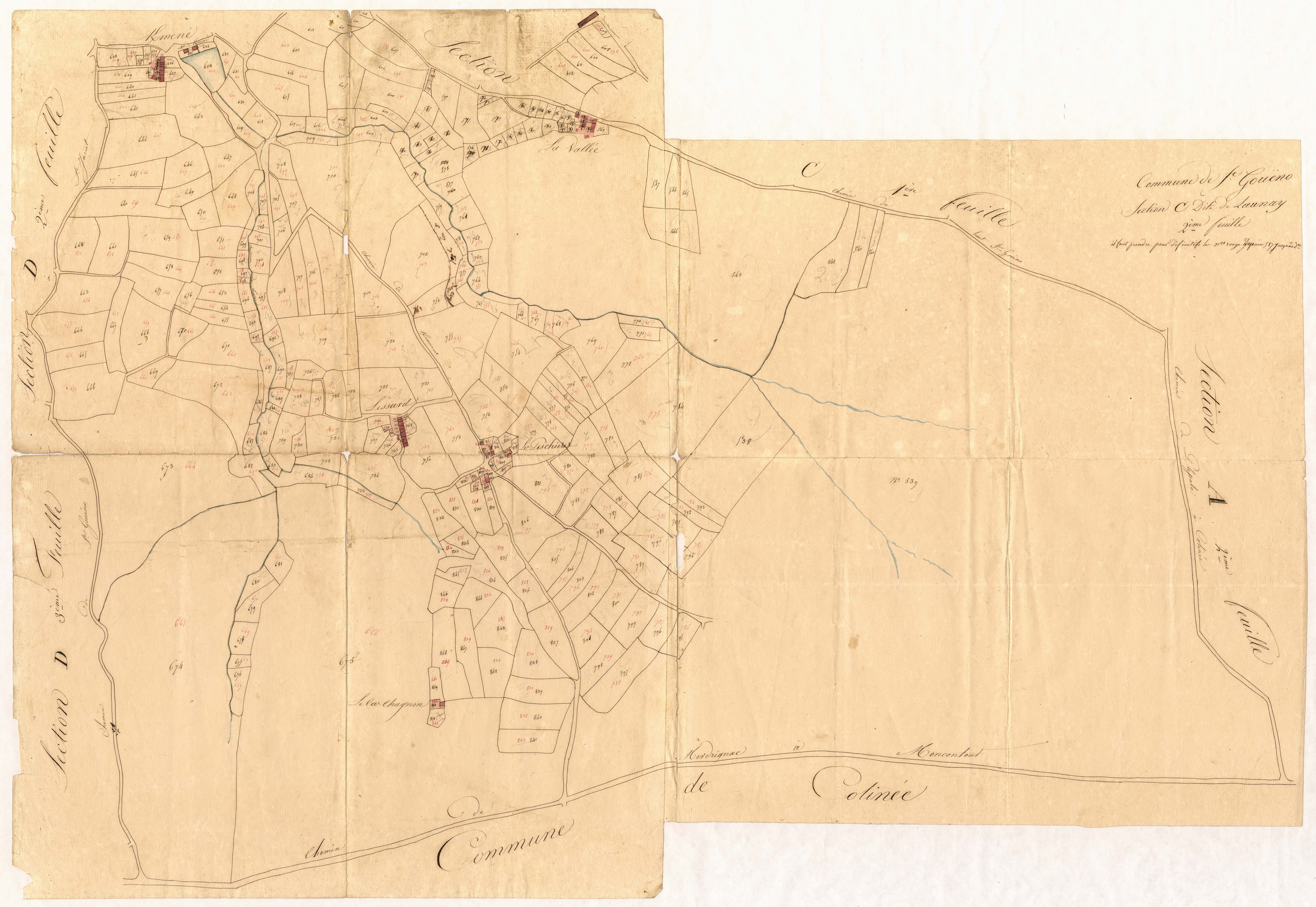 Saint-Gouéno - Section C, 2e feuille
