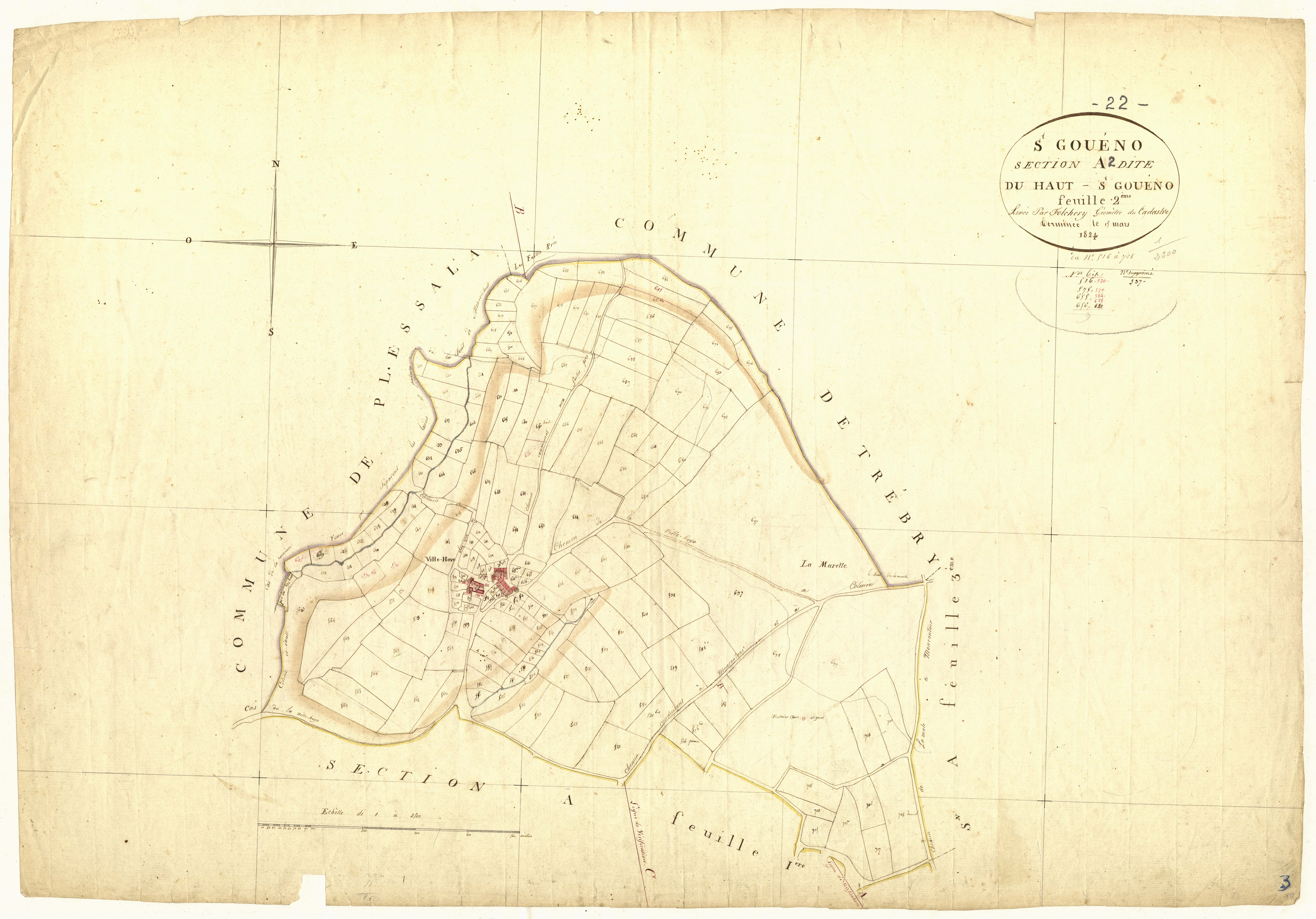 Saint-Gouéno - Section A, 2e feuille