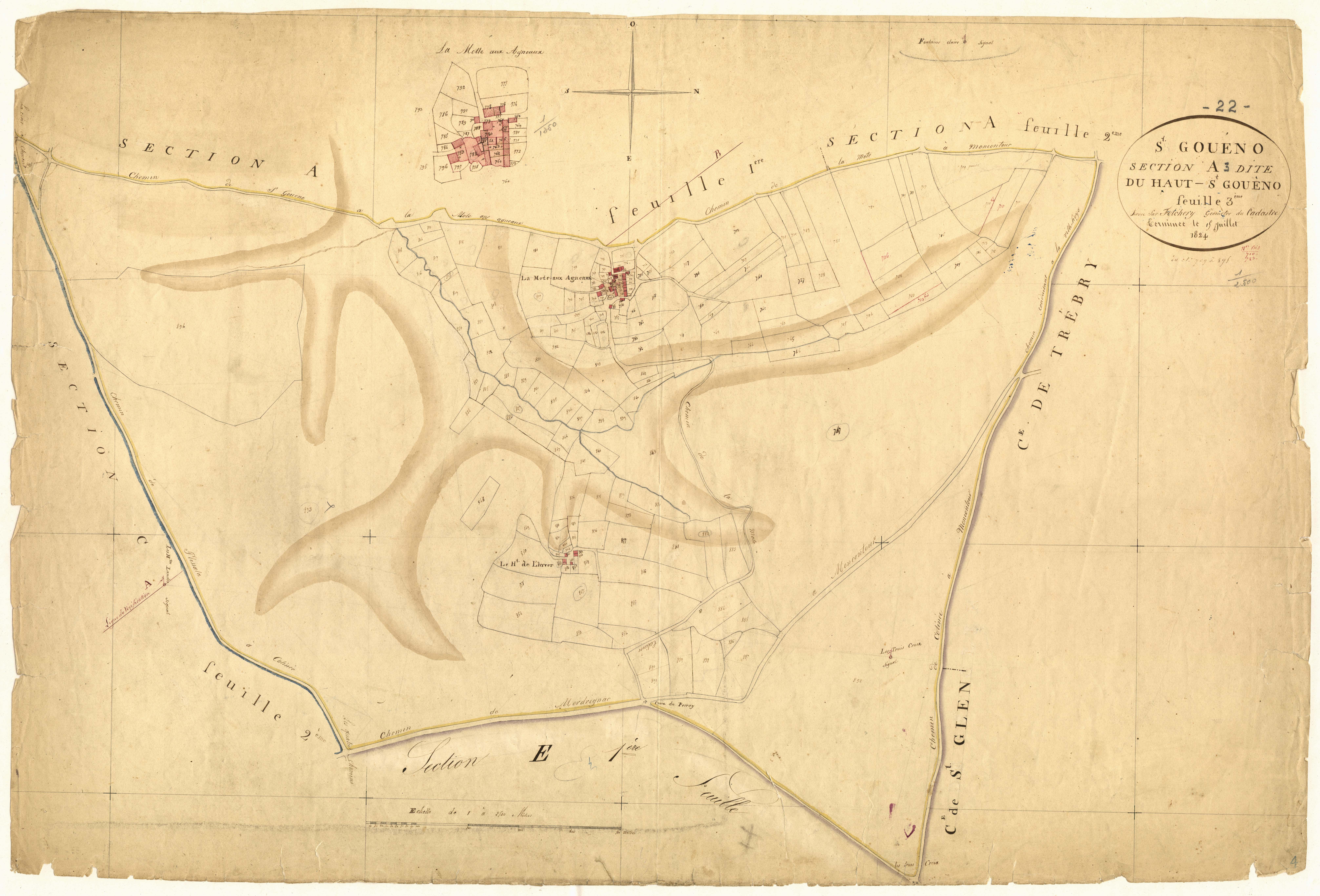 Saint-Gouéno - Section A, 3e feuille