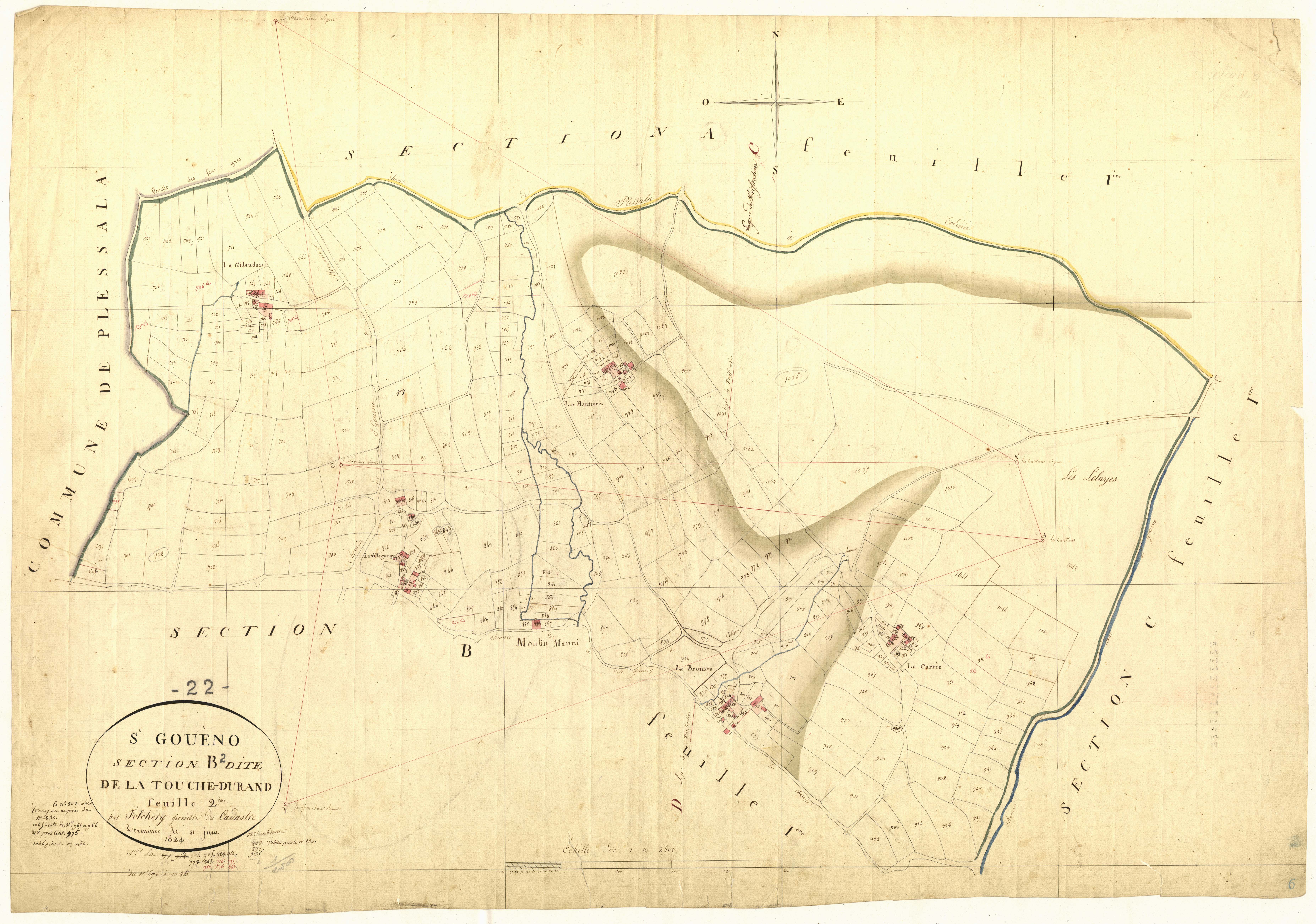 Saint-Gouéno - Section B, 2e feuille