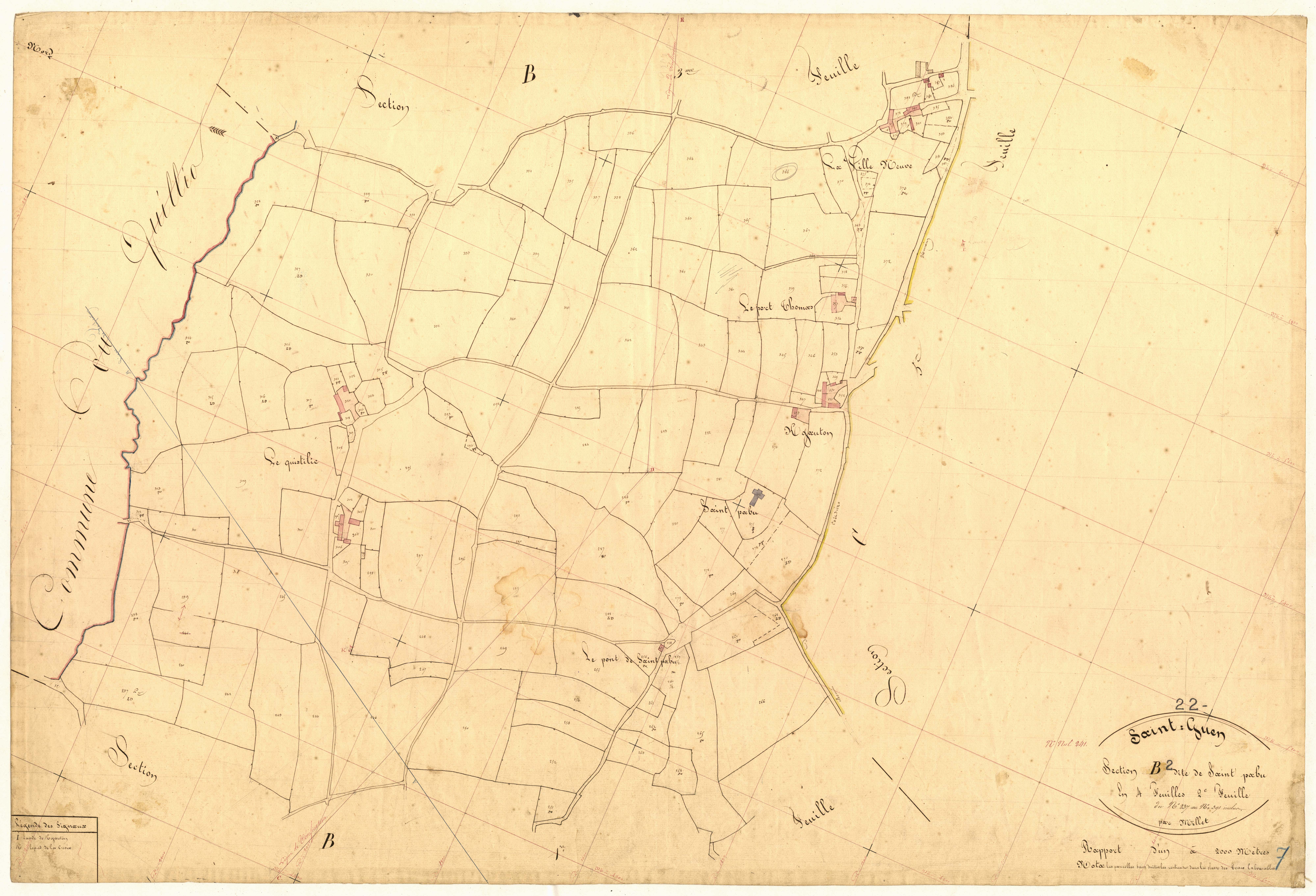 Saint-Guen - Section B, 2e feuille