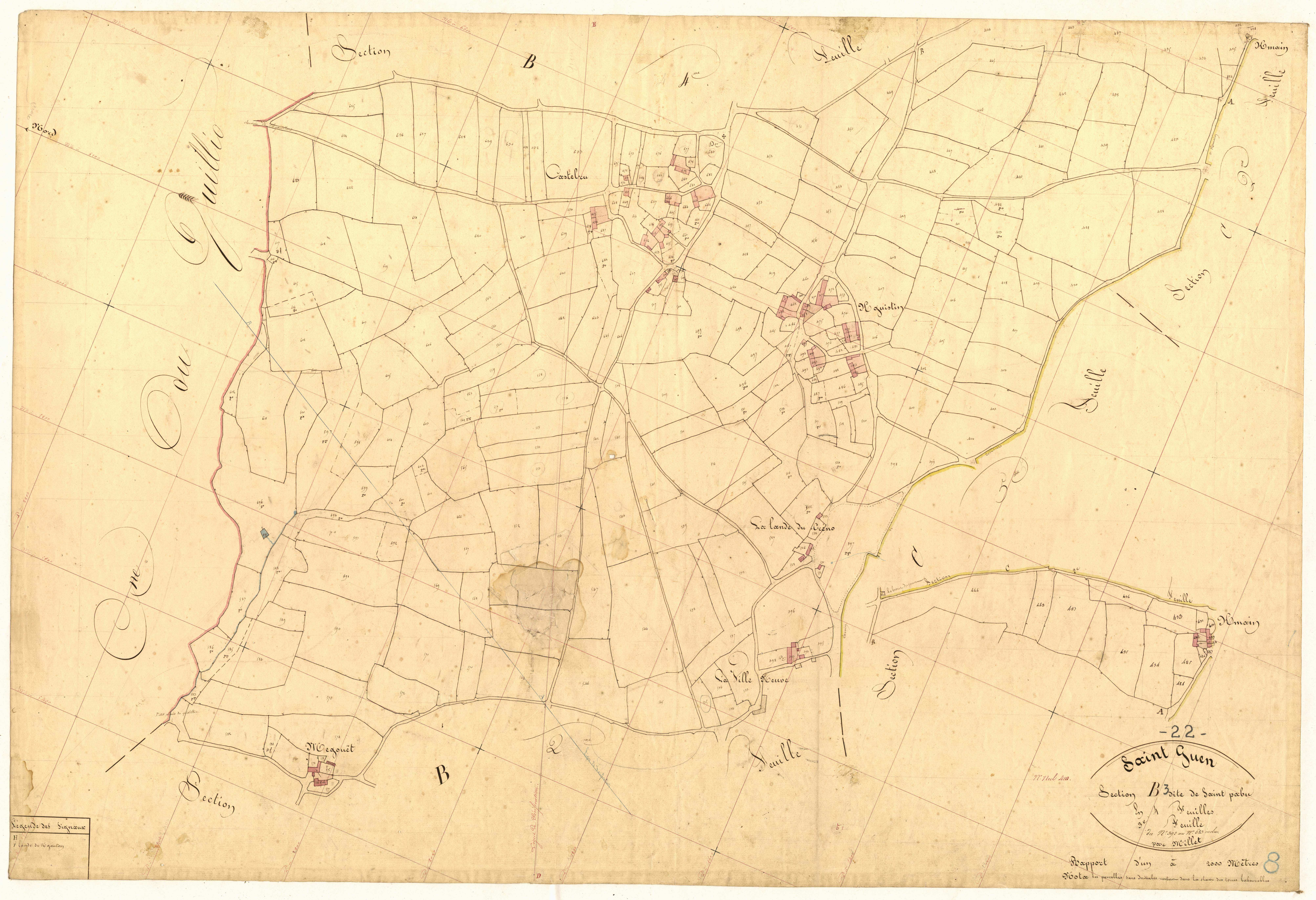 Saint-Guen - Section B, 3e feuille