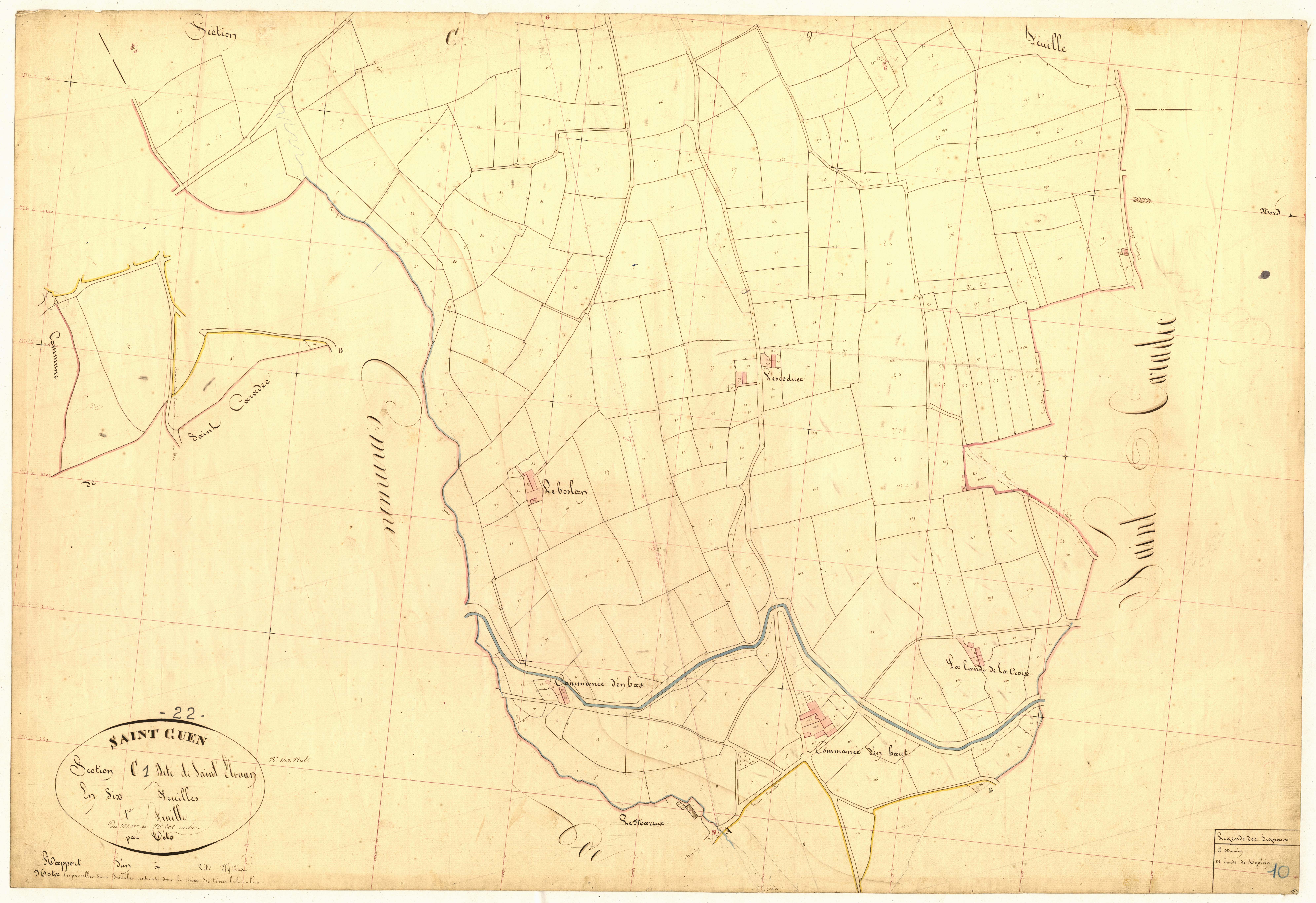 Saint-Guen - Section C, 1re feuille