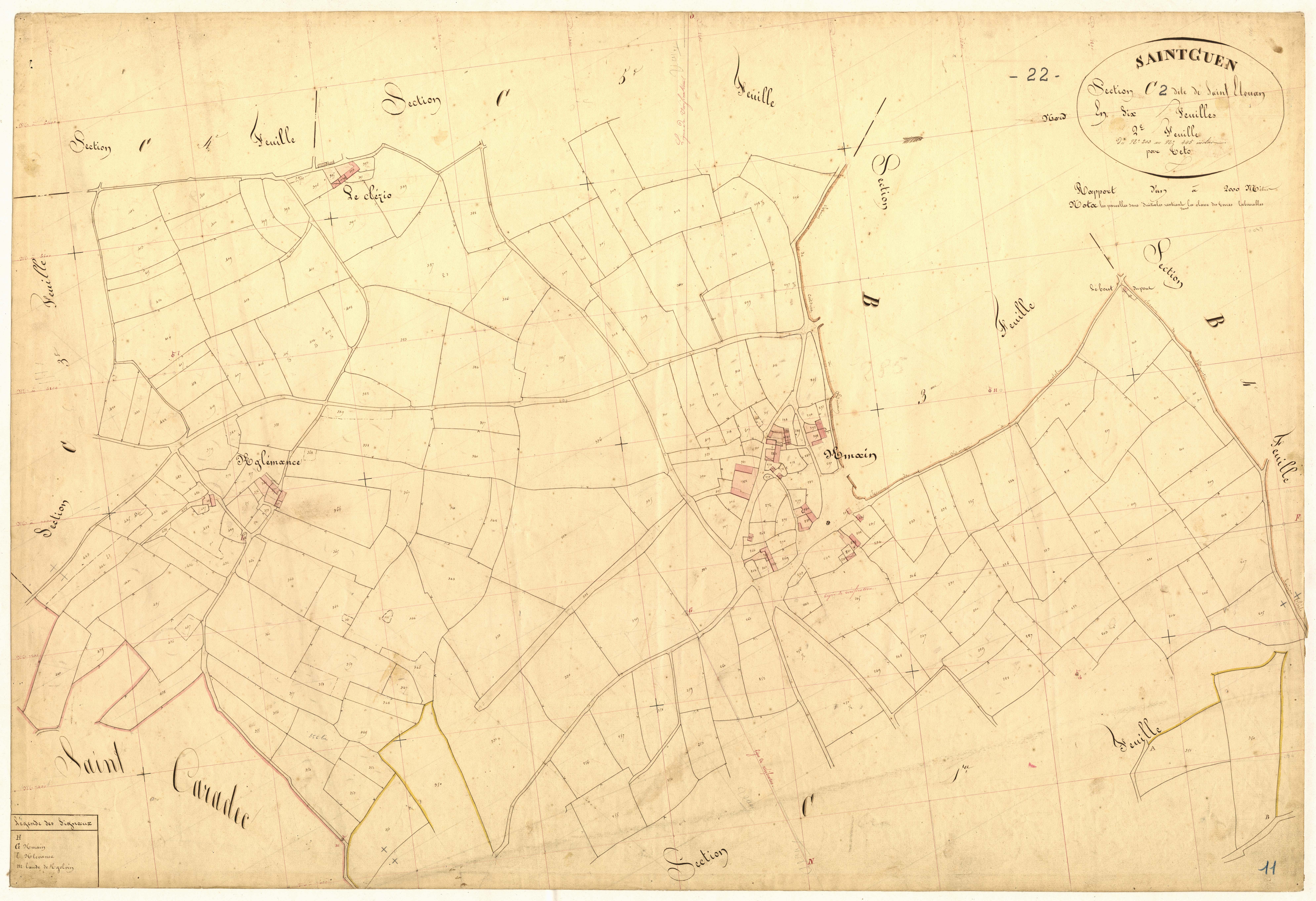 Saint-Guen - Section C, 2e feuille