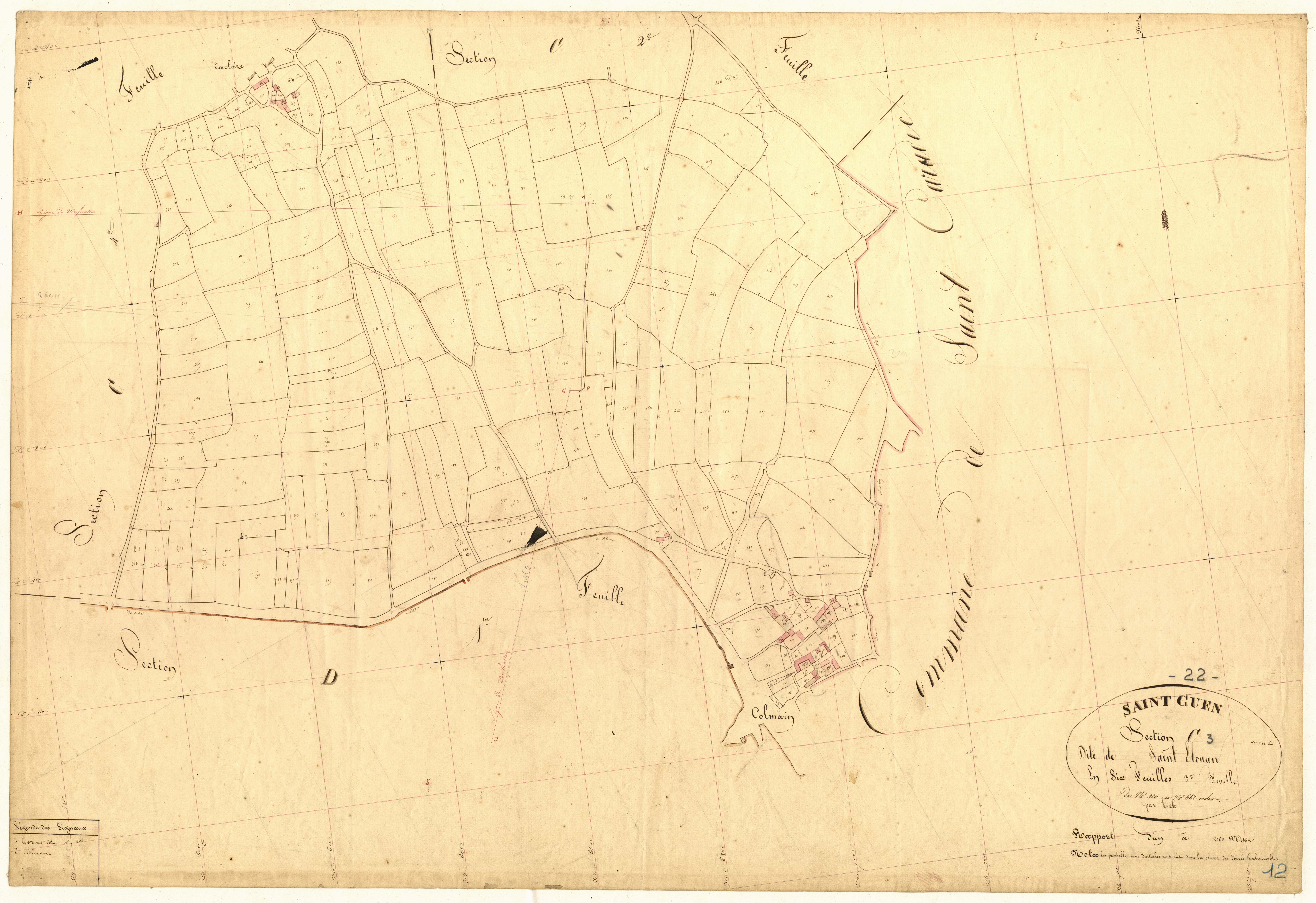 Saint-Guen - Section C, 3e feuille