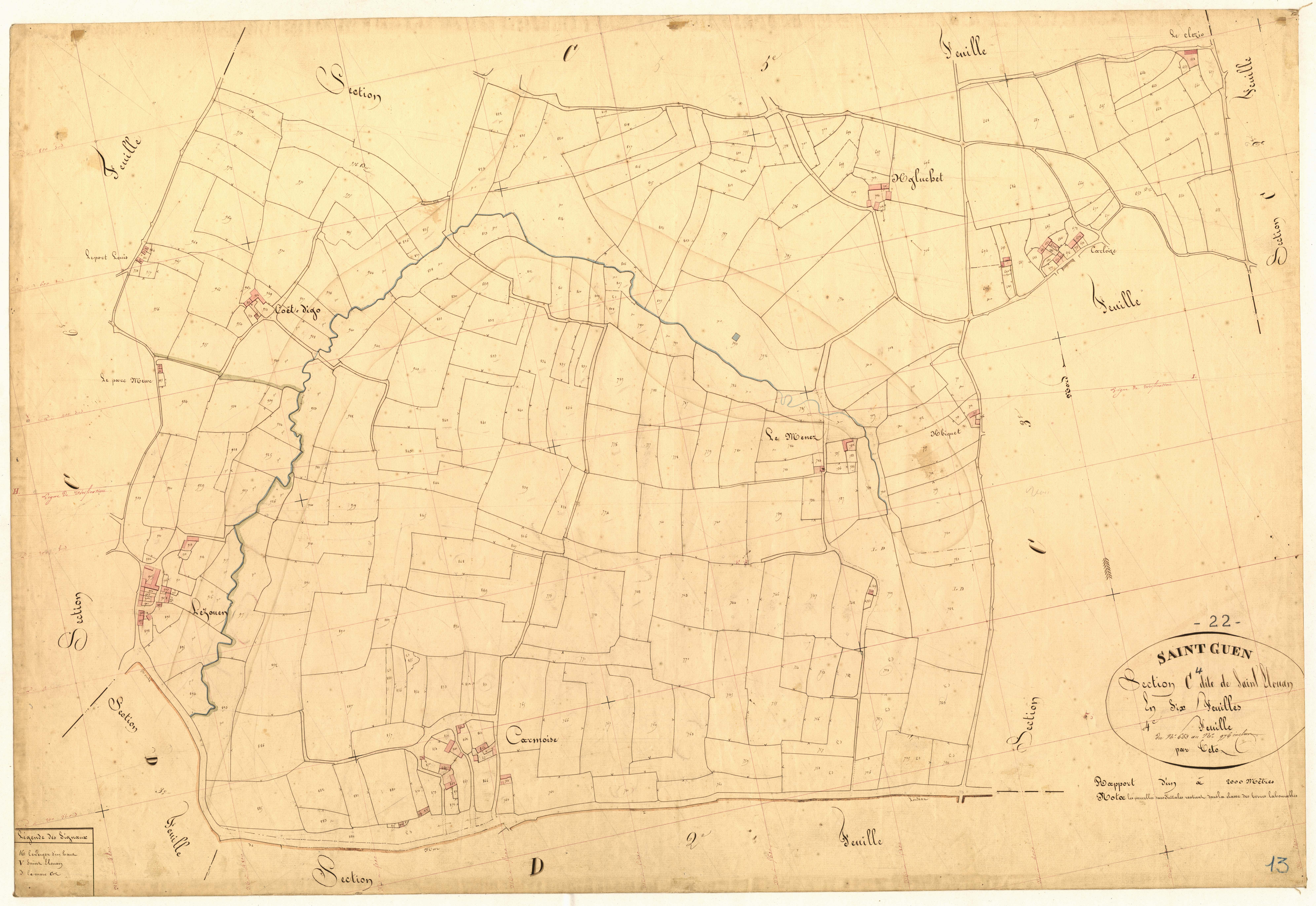 Saint-Guen - Section C, 4e feuille