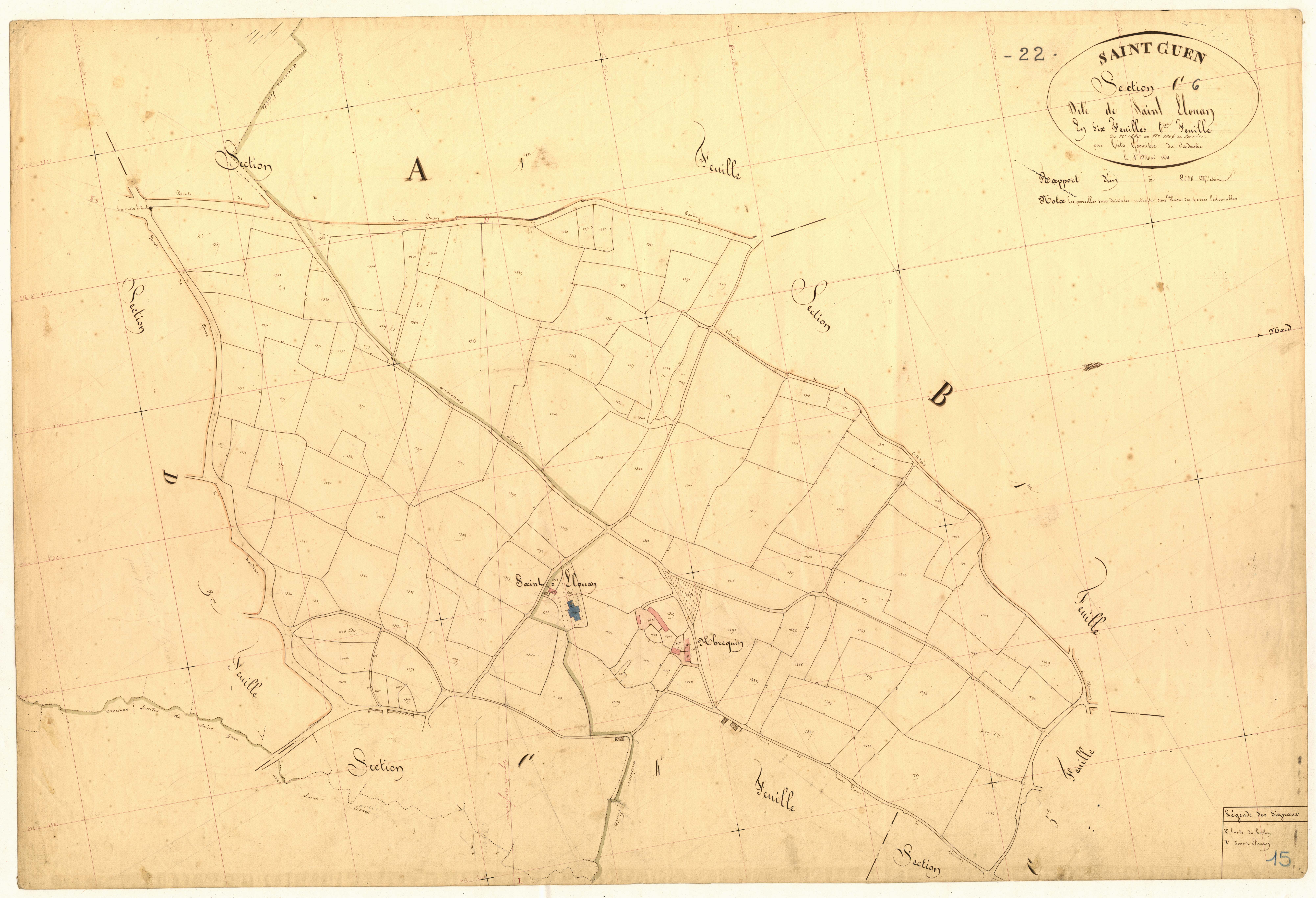 Saint-Guen - Section C, 6e feuille