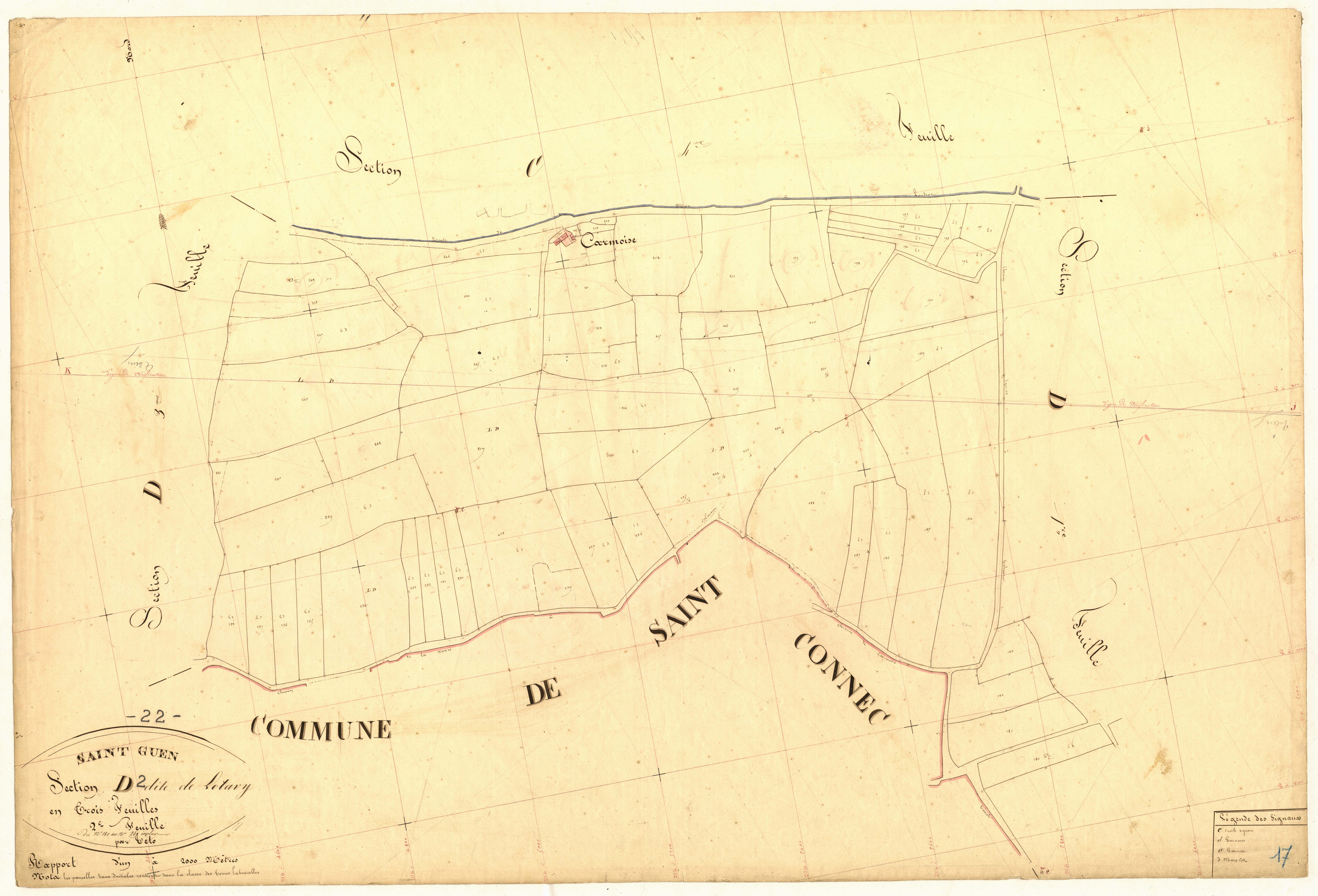 Saint-Guen - Section D, 2e feuille