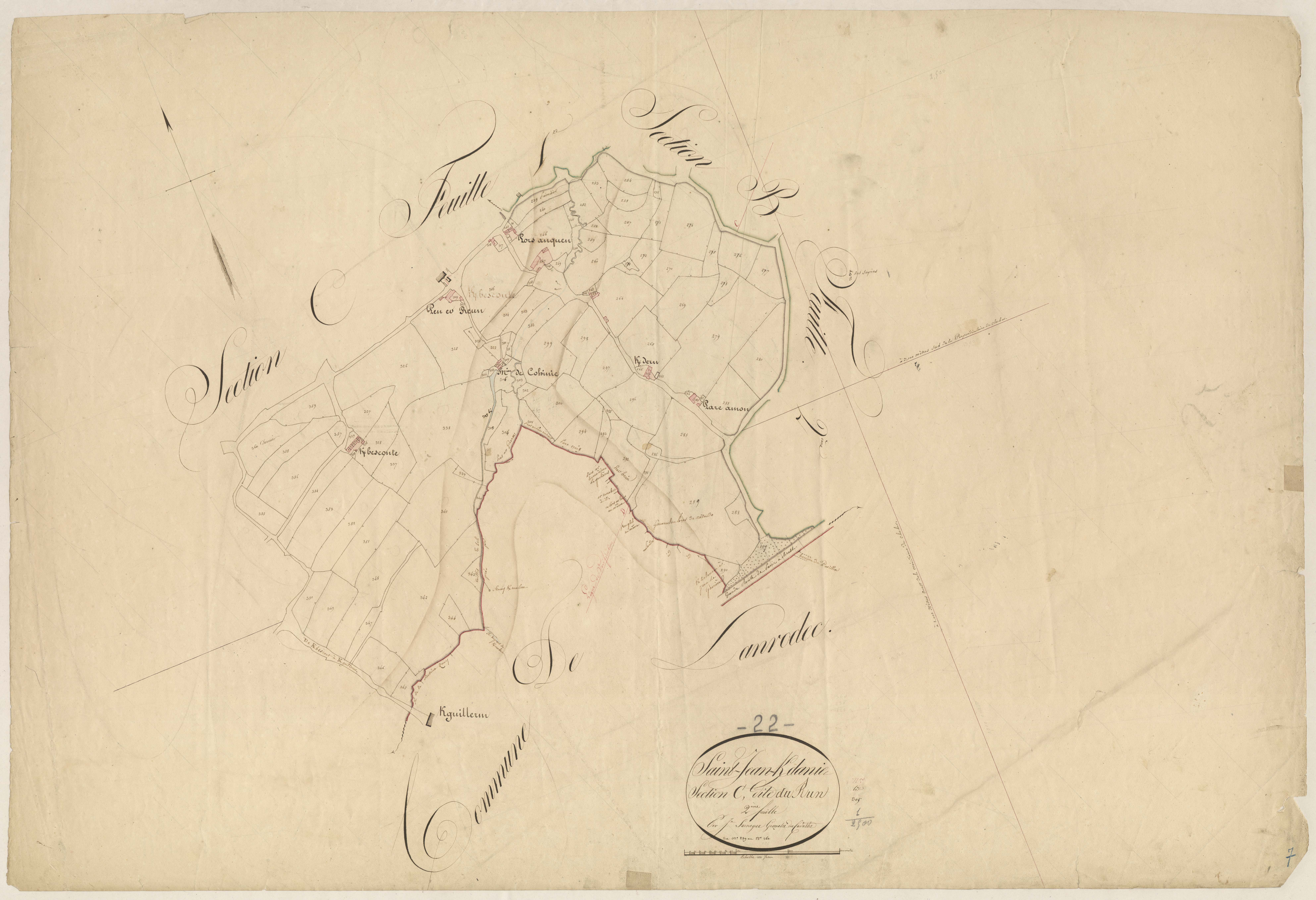 Saint-Jean-Kerdaniel - Section C, 2e feuille