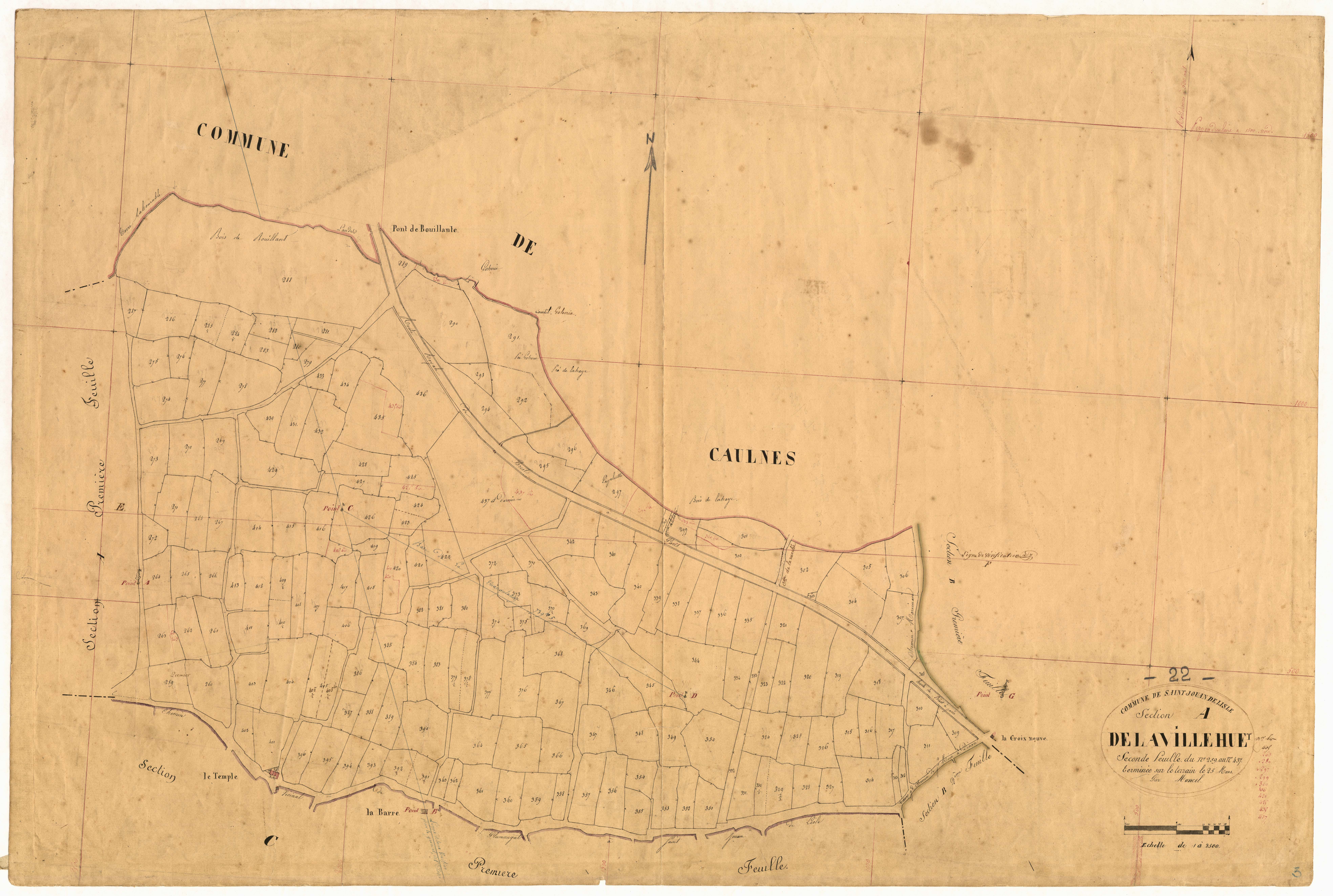 Saint-Jouan-de-l'Isle - Section A, 2e feuille