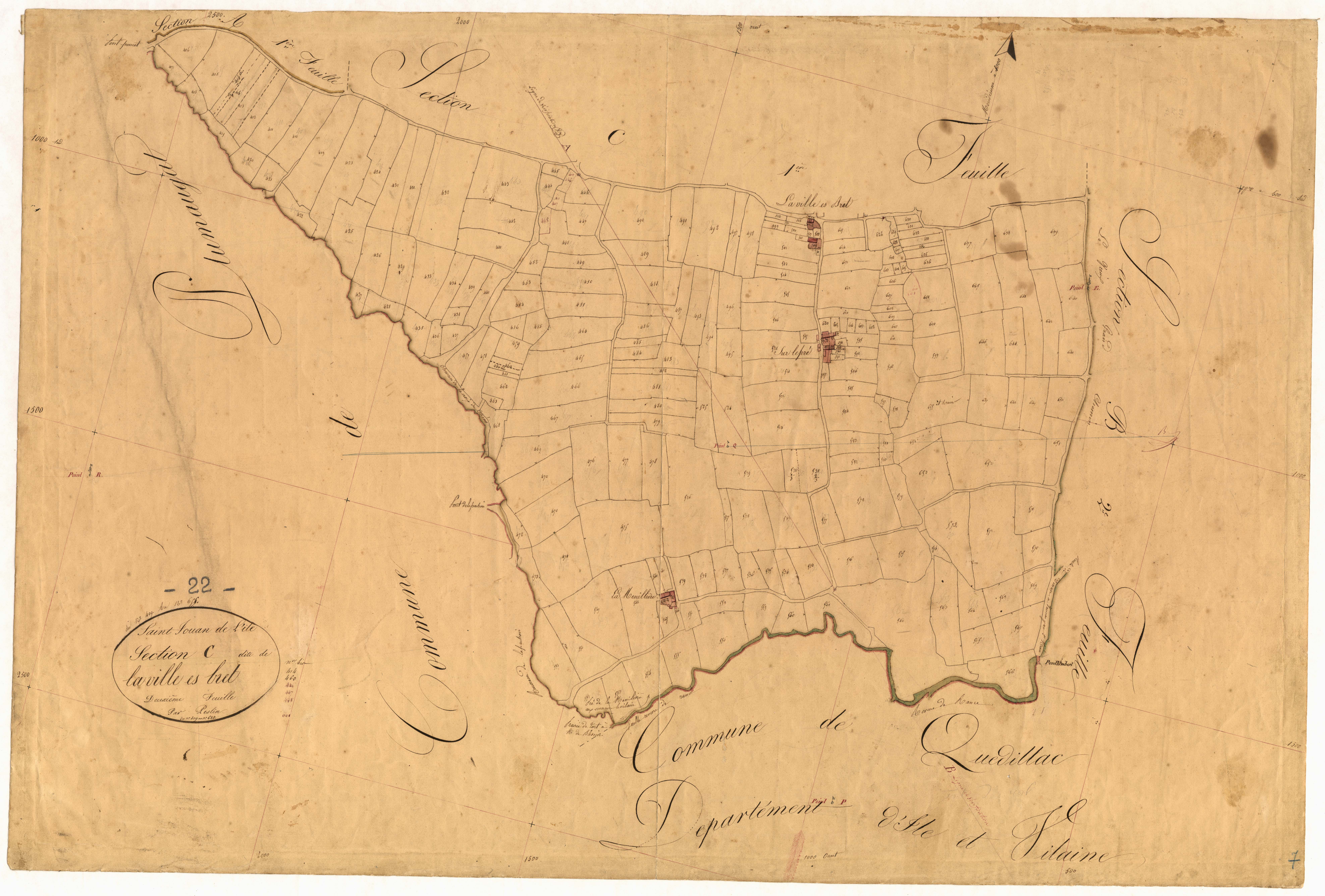 Saint-Jouan-de-l'Isle - Section C, 2e feuille