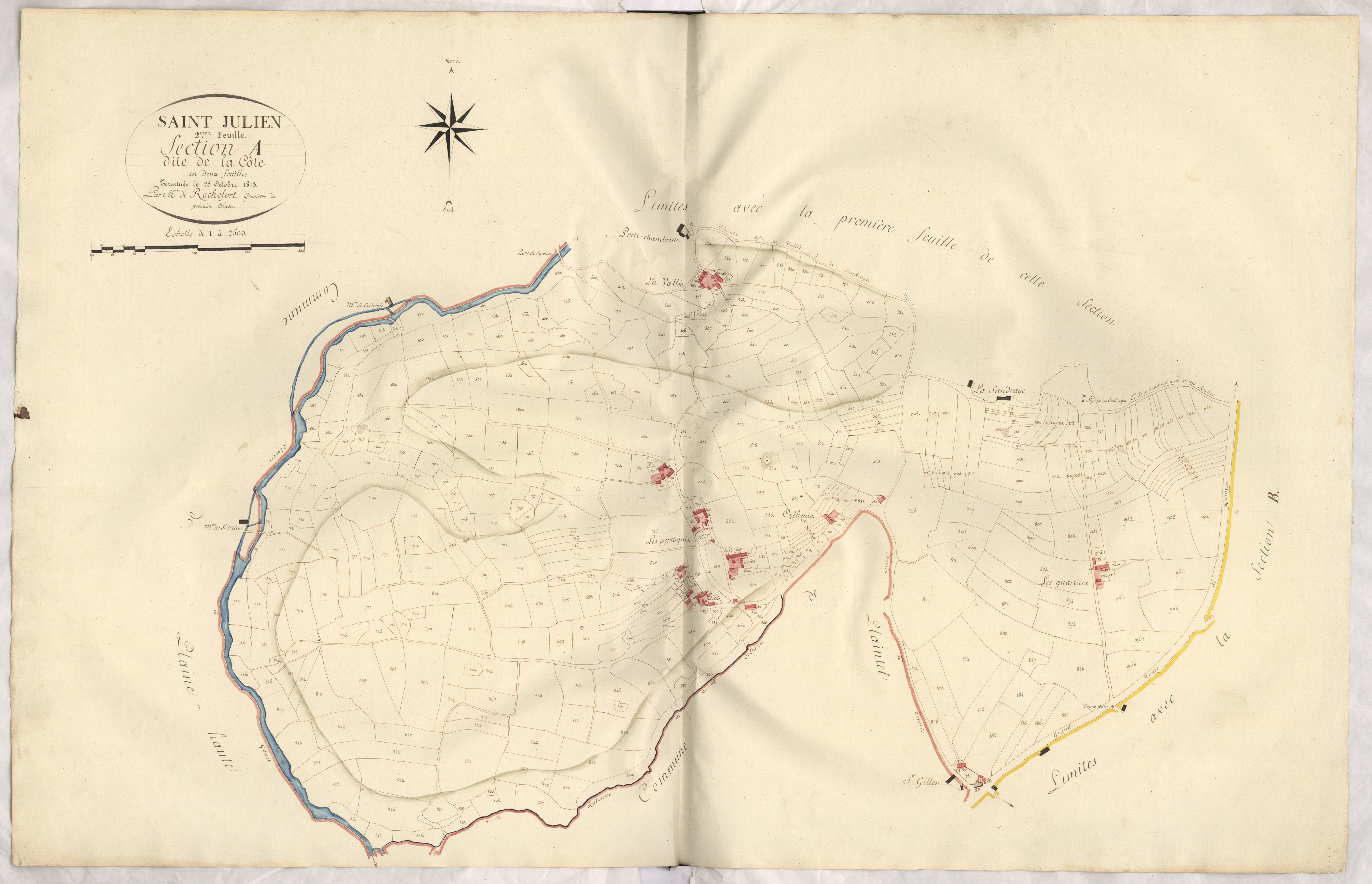 Saint-Julien - Section A, 2e feuille
