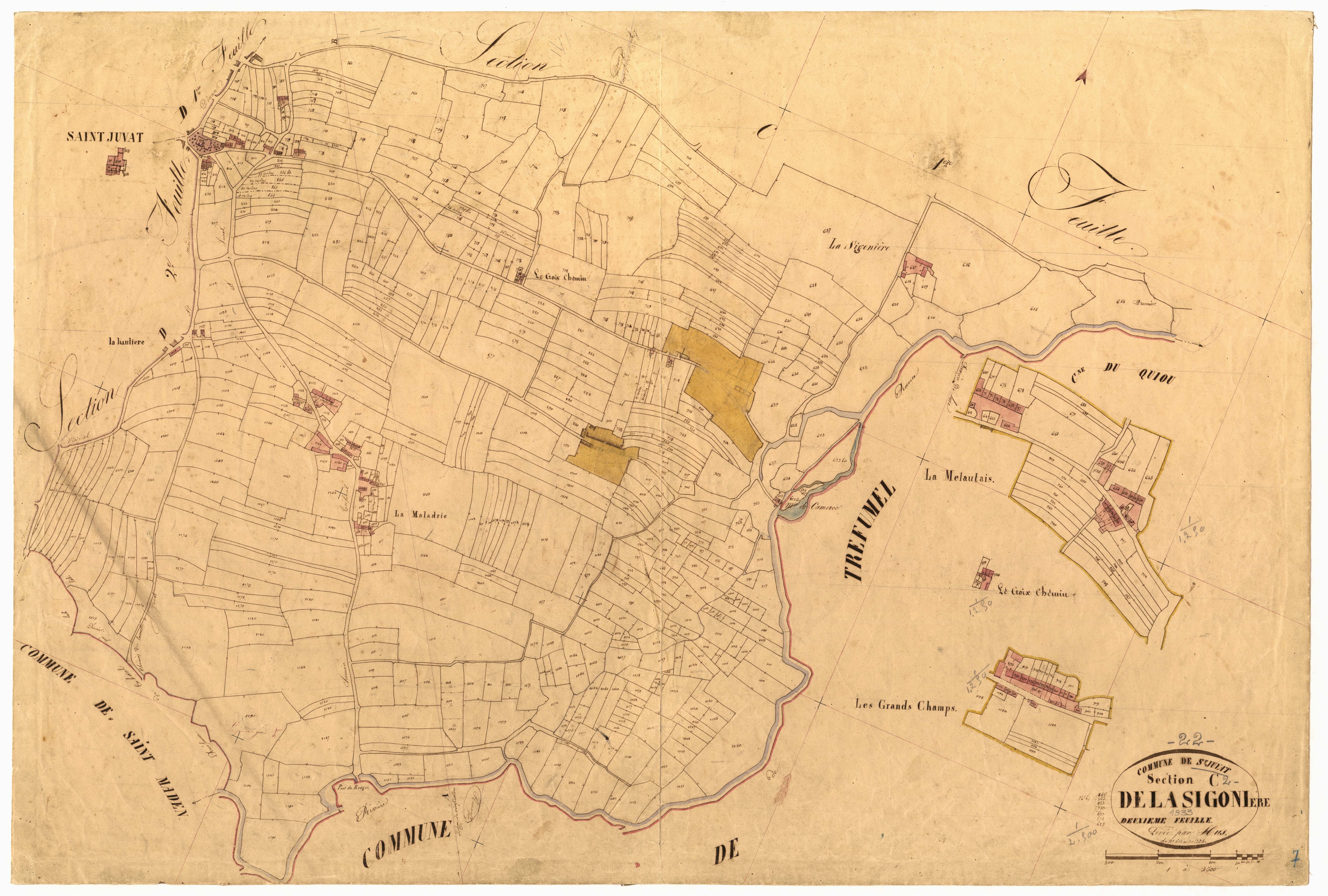 Saint-Juvat - Section C, 2e feuille