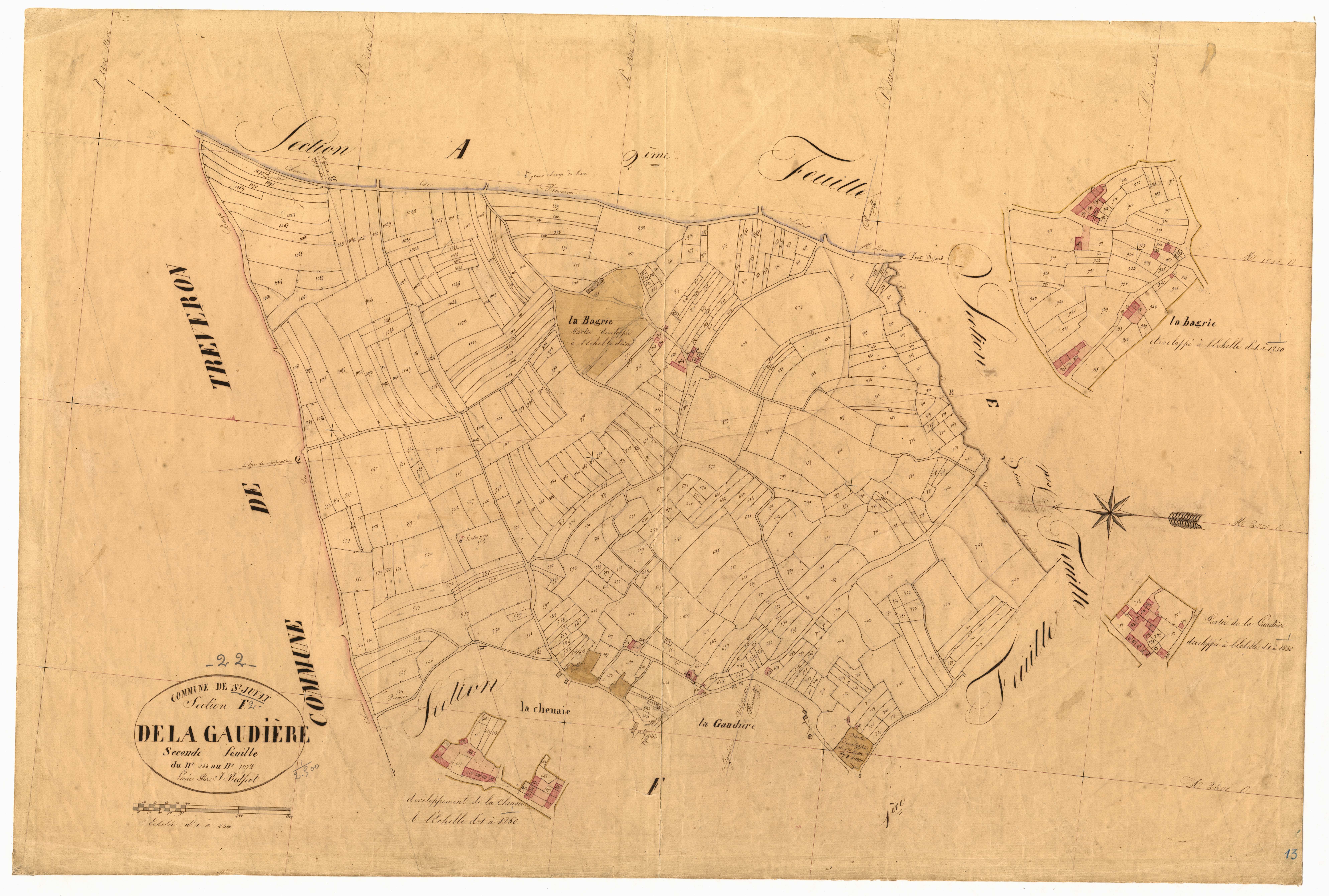 Saint-Juvat - Section F, 2e feuille