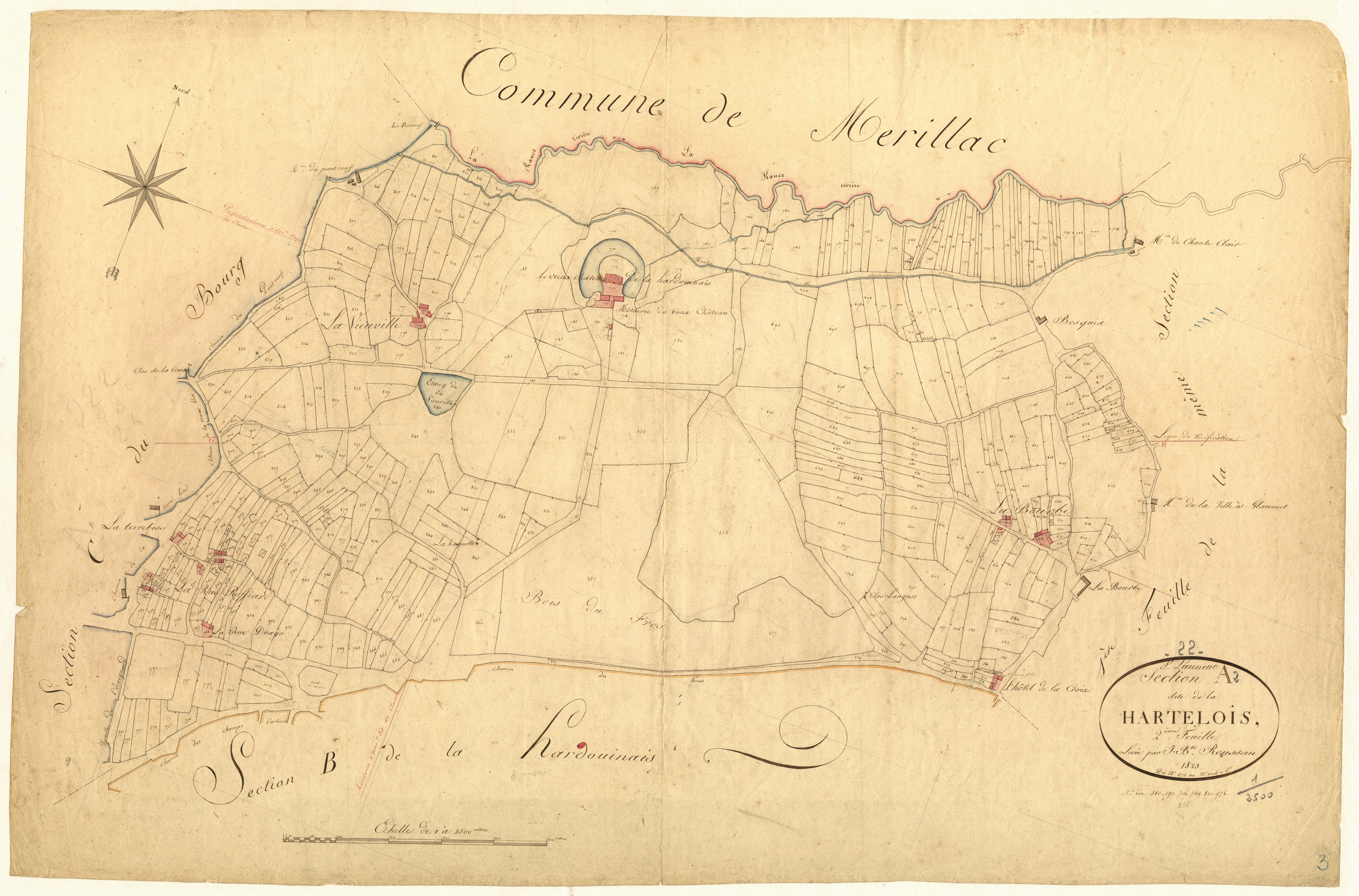 Saint-Launeuc - Section A, 2e feuille