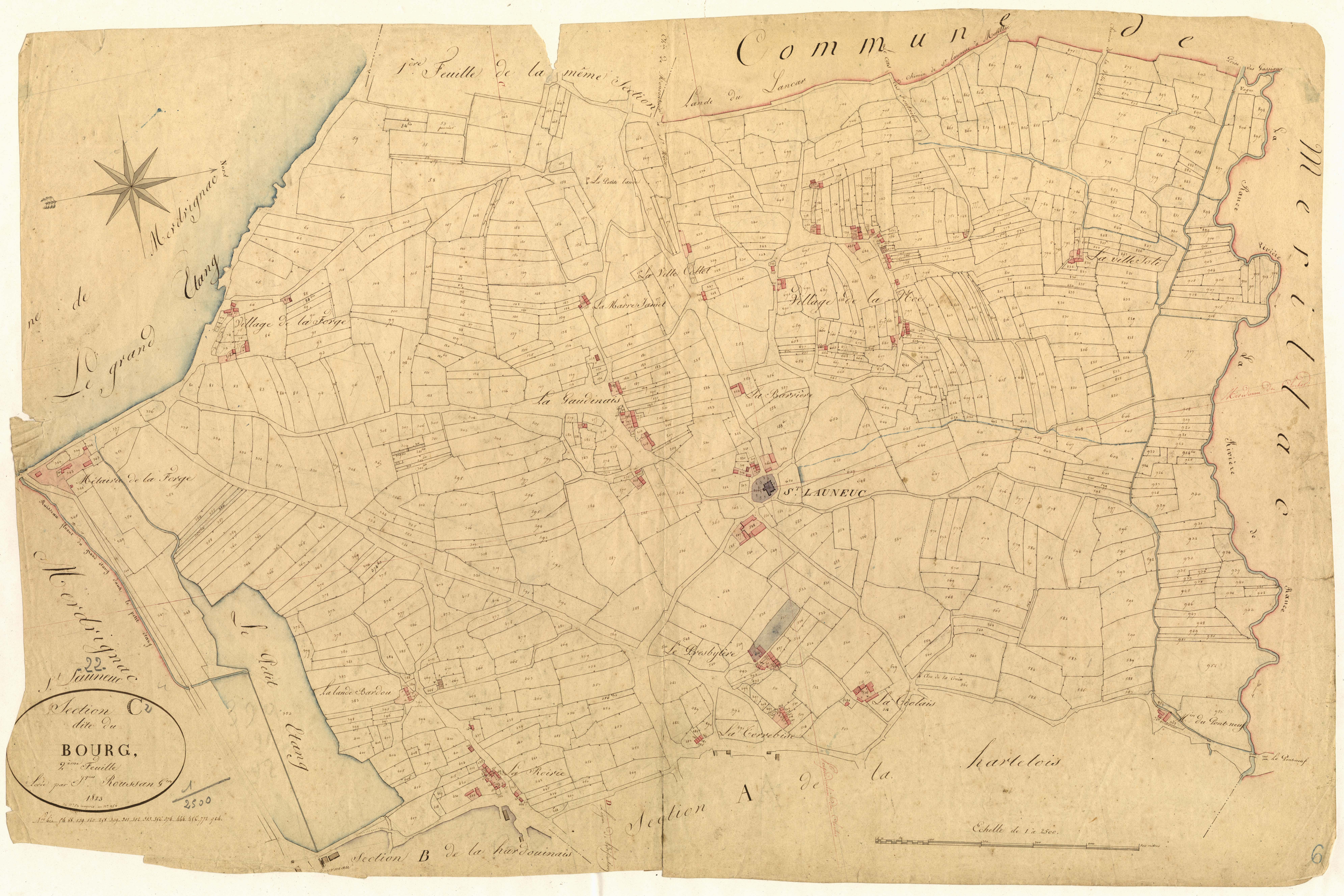 Saint-Launeuc - Section C, 2e feuille