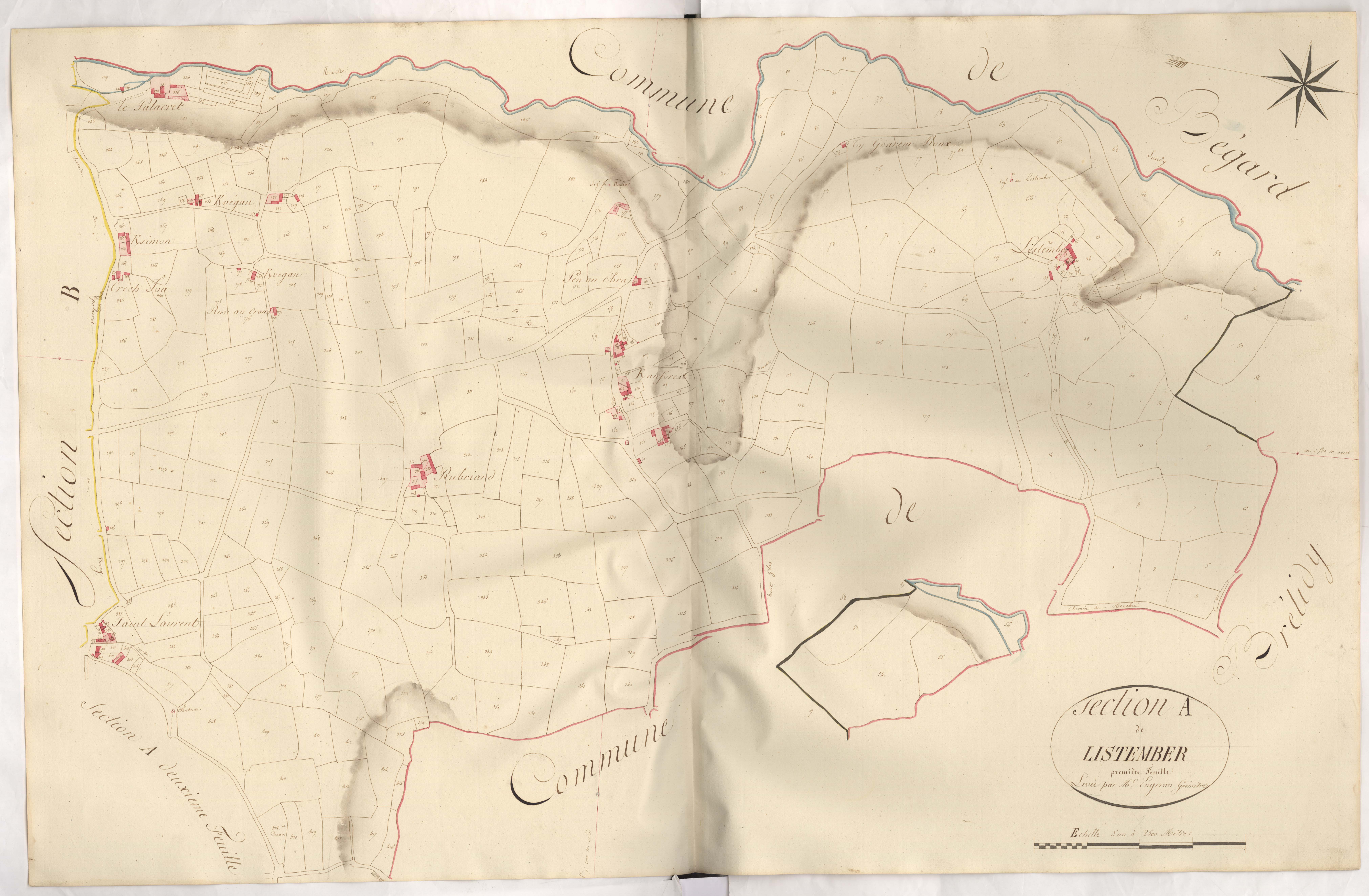Saint-Laurent - Section A, 1re feuille