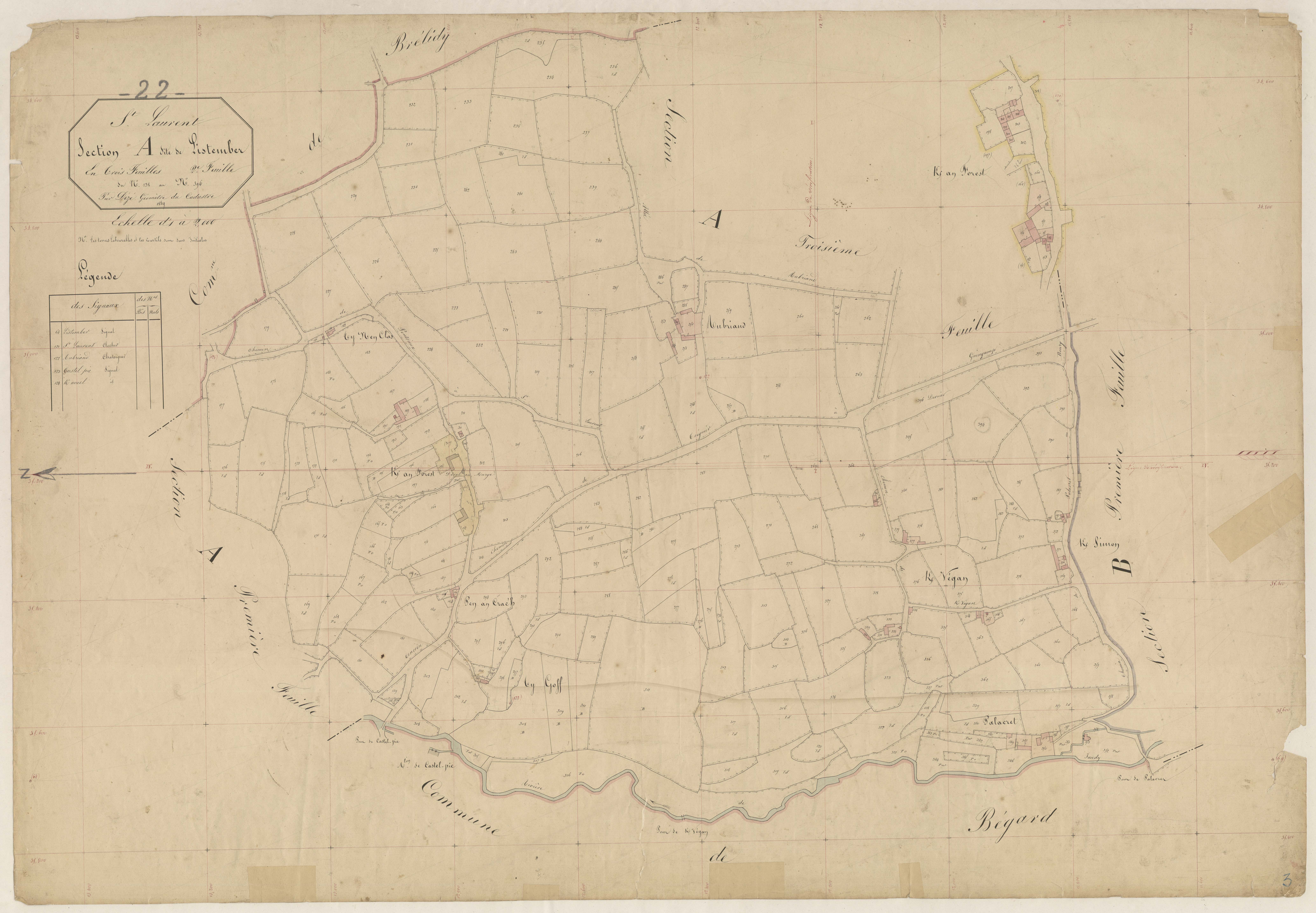 Saint-Laurent - Section A, 2e feuille