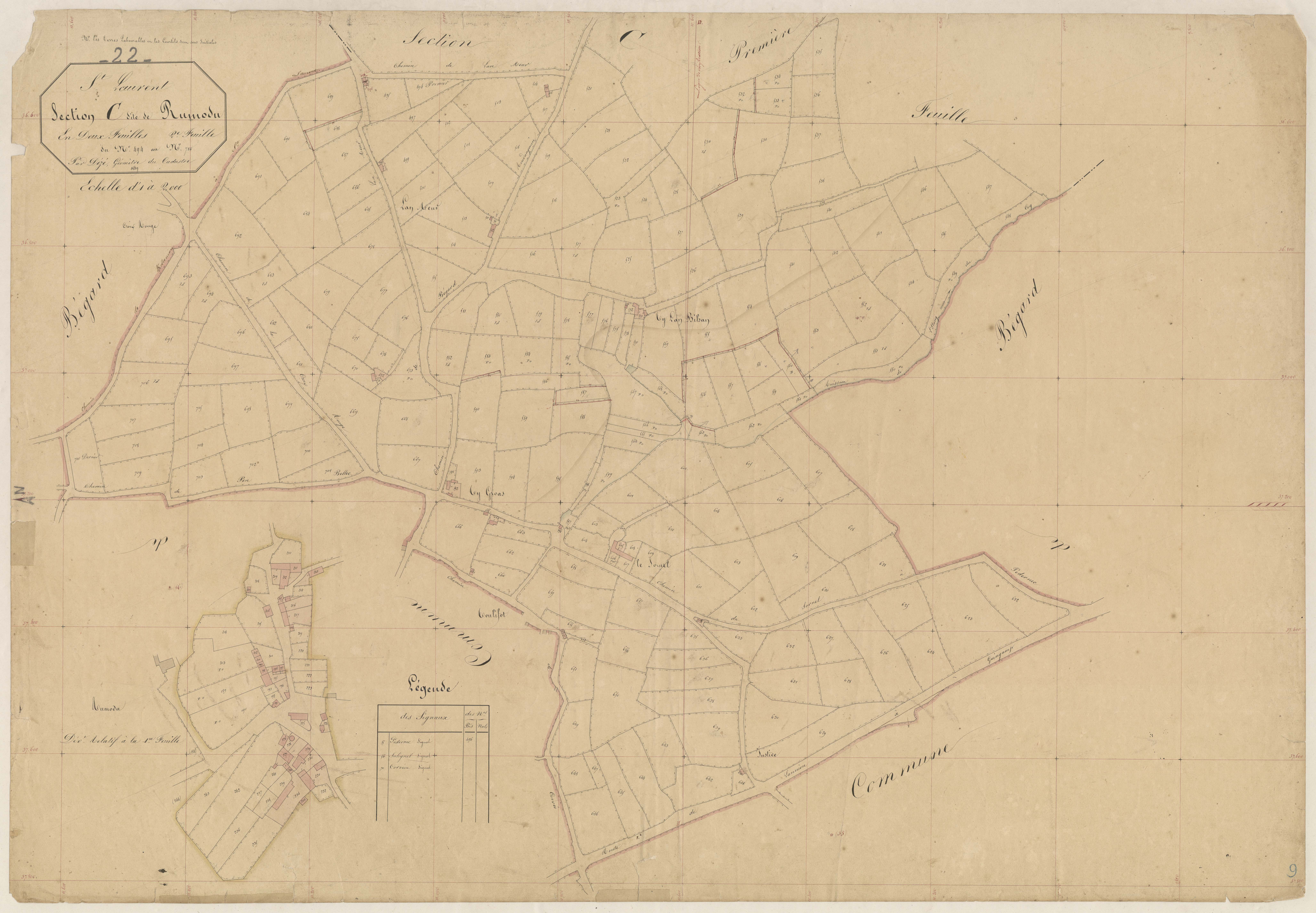 Saint-Laurent - Section C, 2e feuille