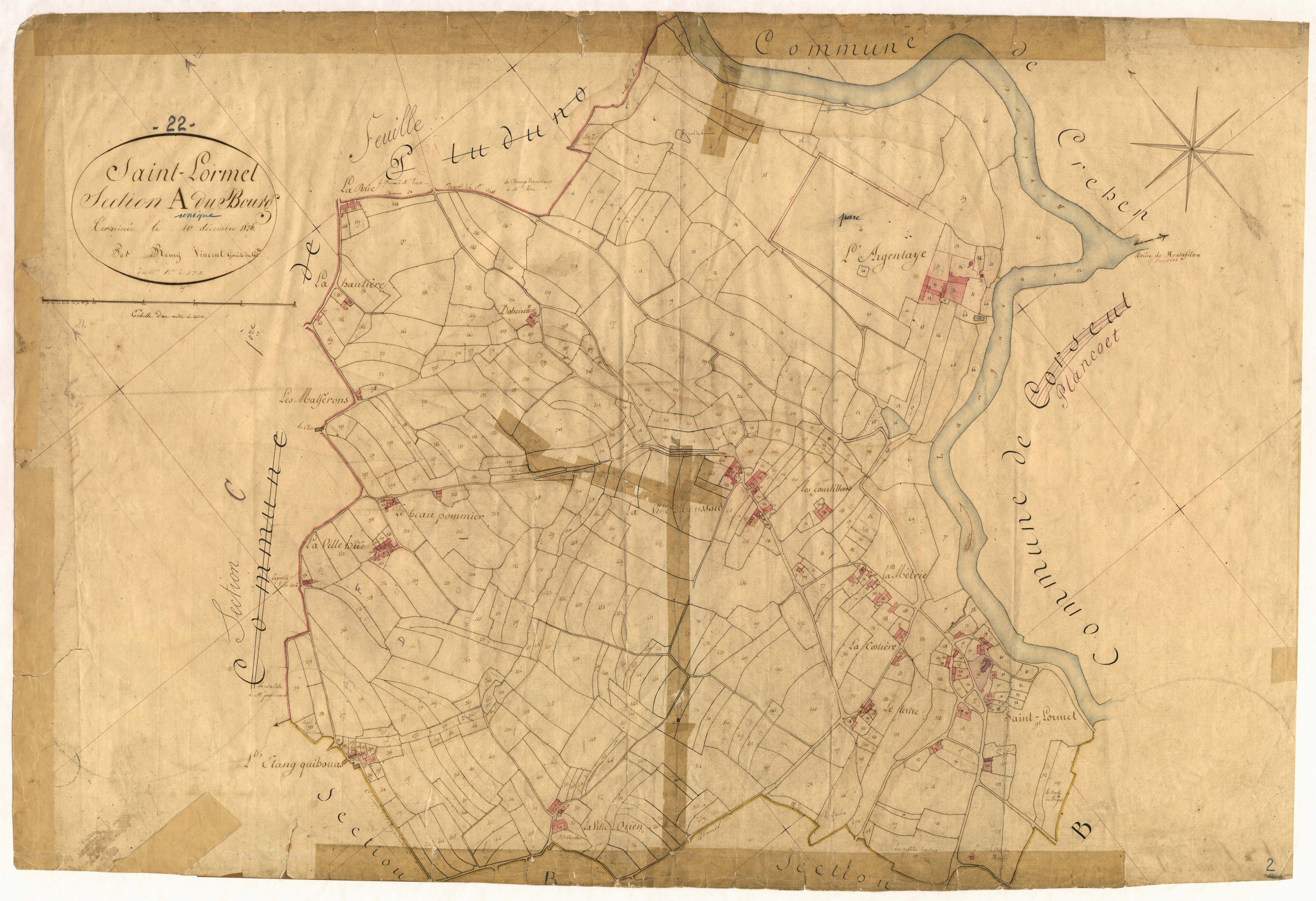 Saint-Lormel - Section A, feuille unique