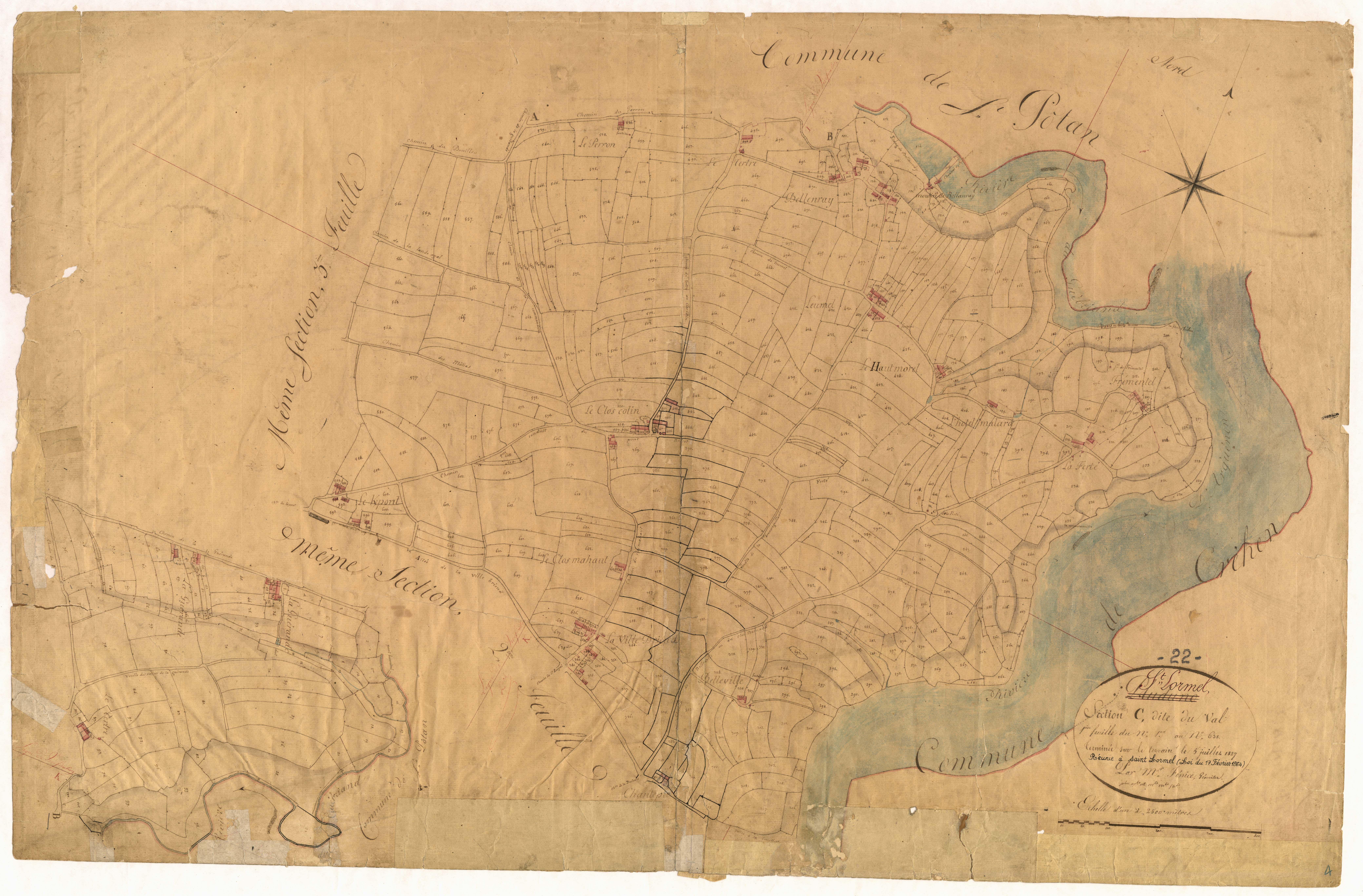 Saint-Lormel - Section C, 1re feuille