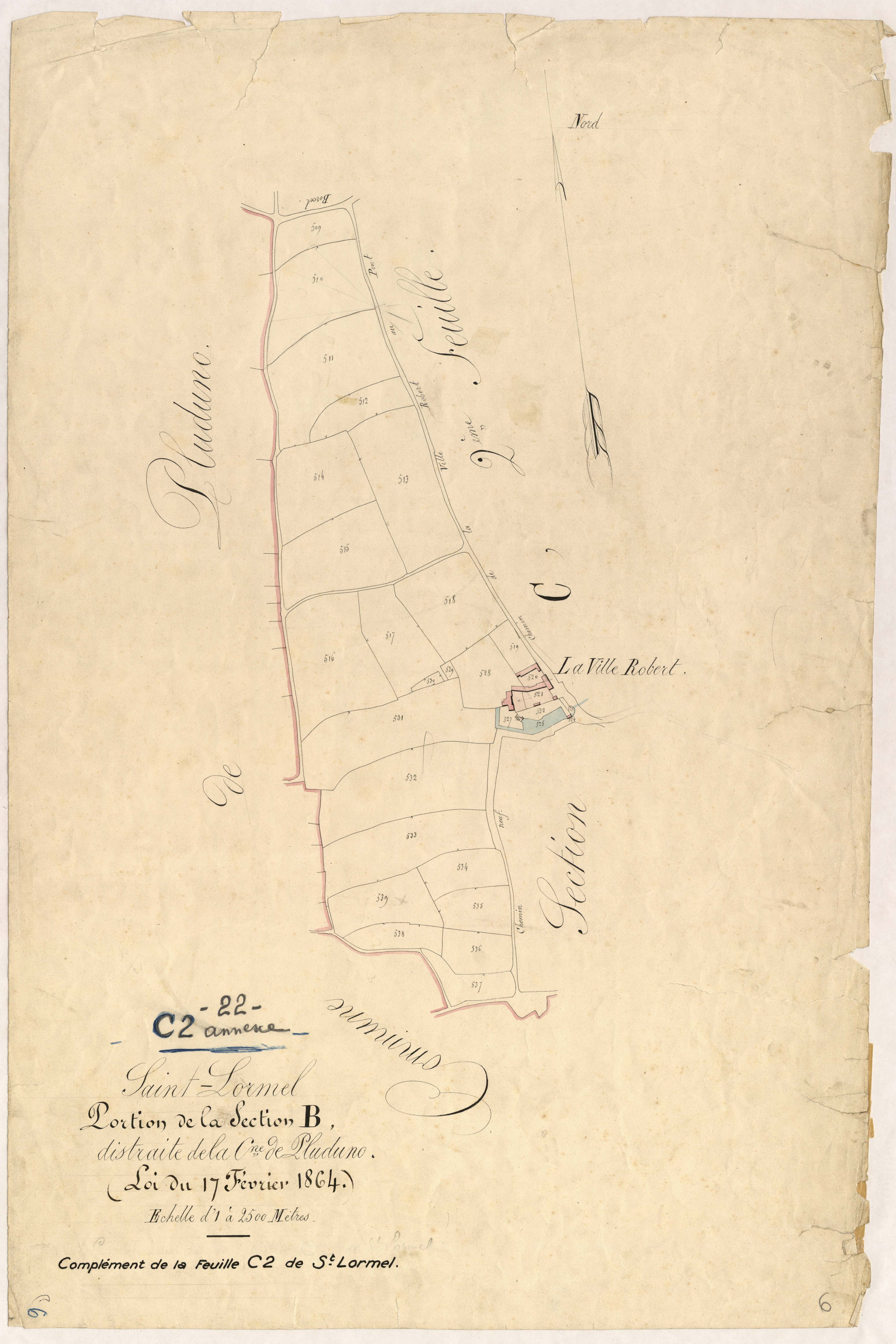 Saint-Lormel - Section C, 2e feuille : complément