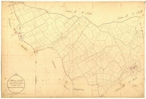 Saint-Martin-des-Prés - Section B, 1re feuille